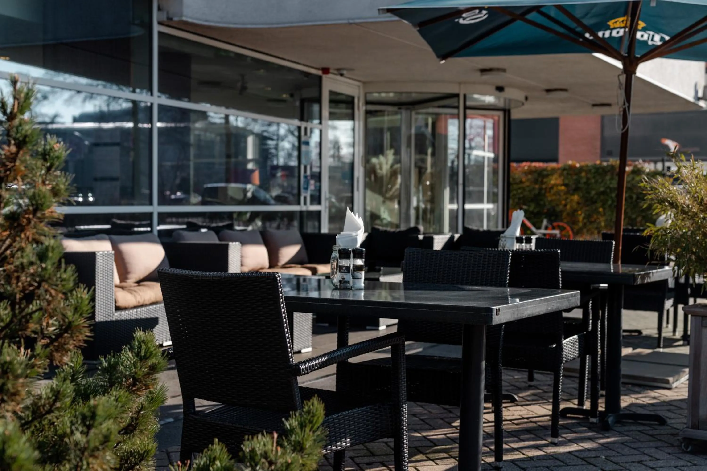 Balcony/Terrace in Shanghai Hotel Holland