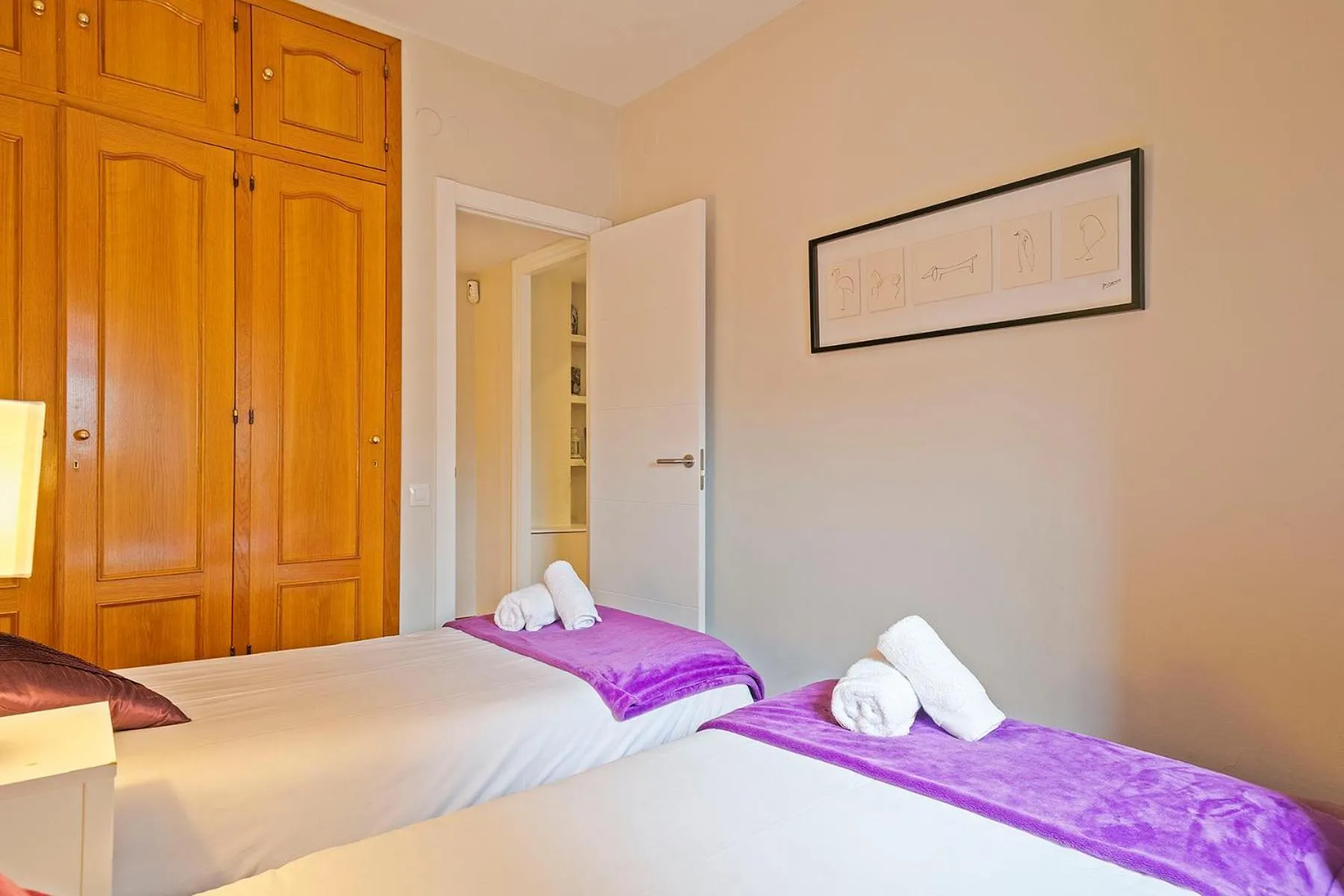 Bed in Sarria Attic