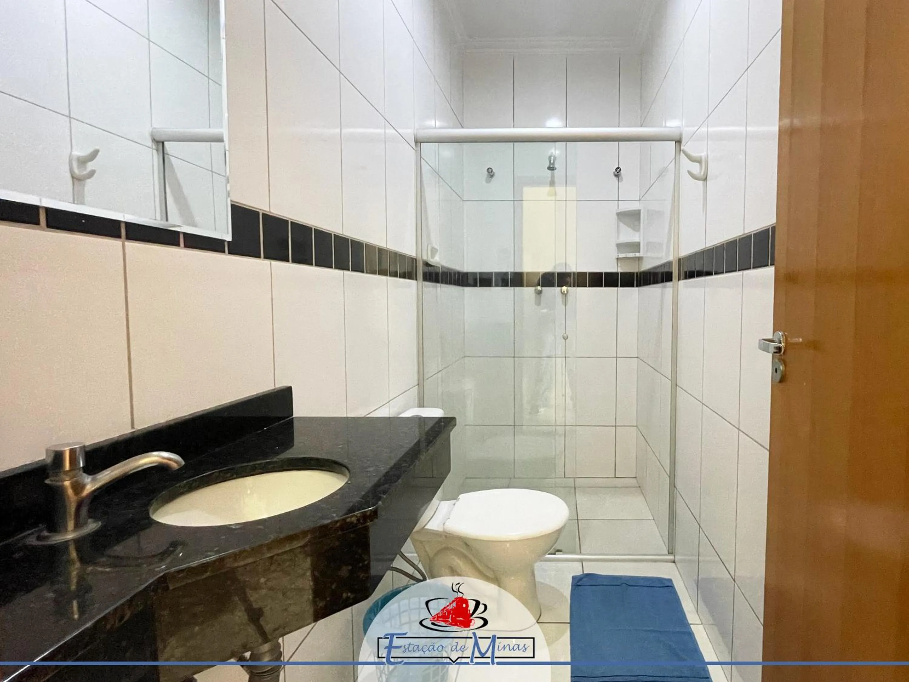 Bathroom in Hotel Estação de Minas