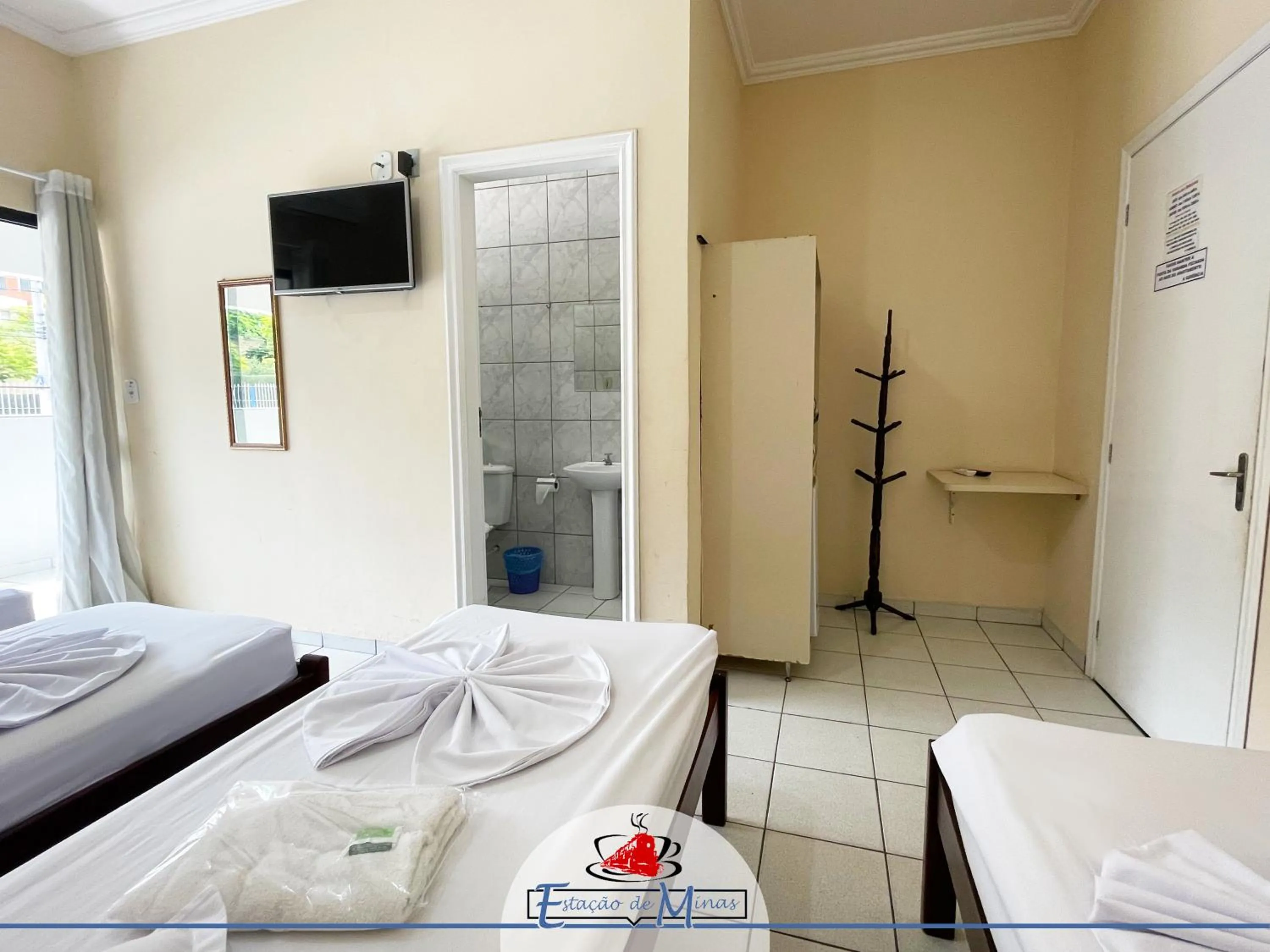 Photo of the whole room, Bed in Hotel Estação de Minas