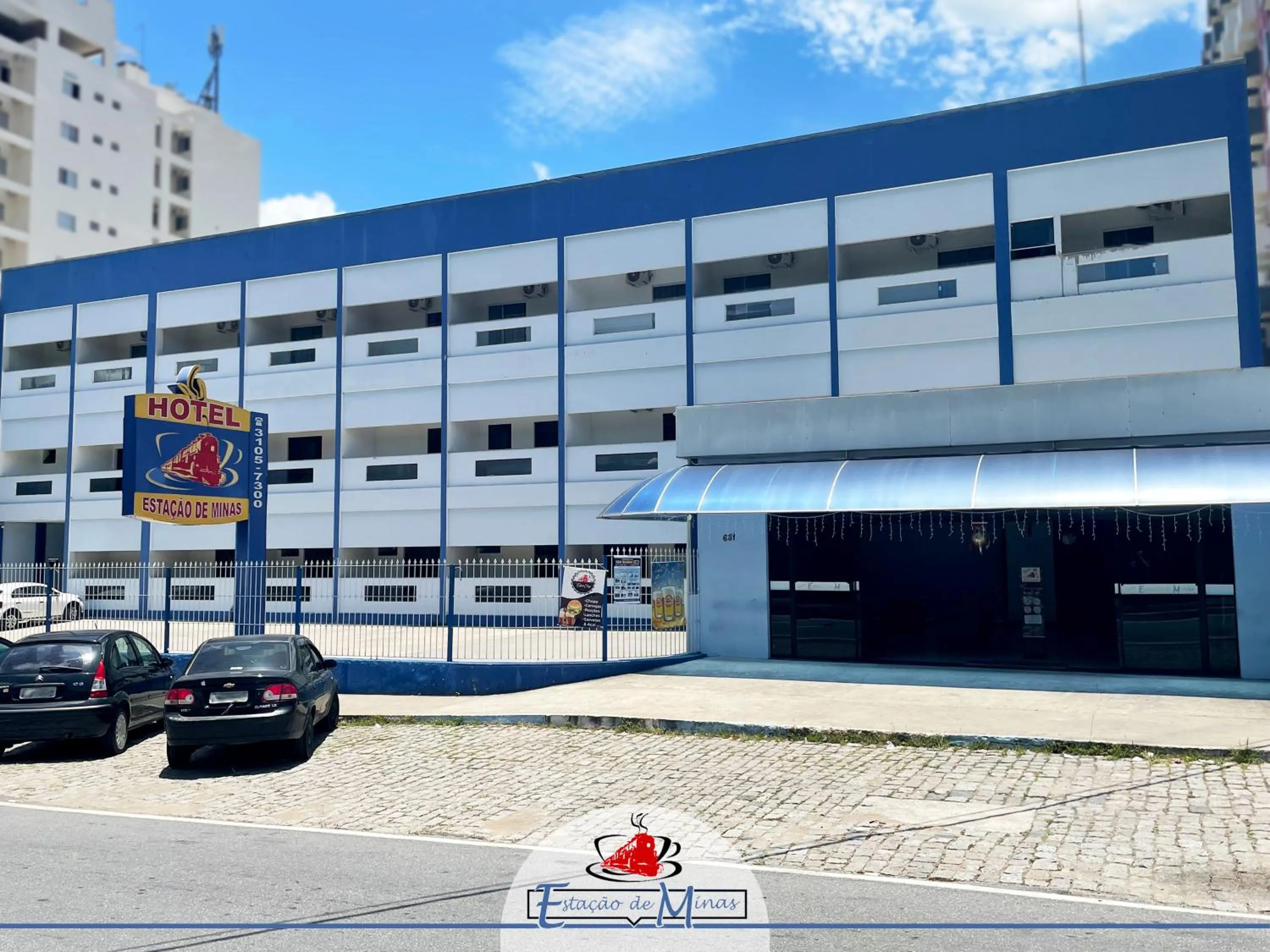 Facade/entrance in Hotel Estação de Minas
