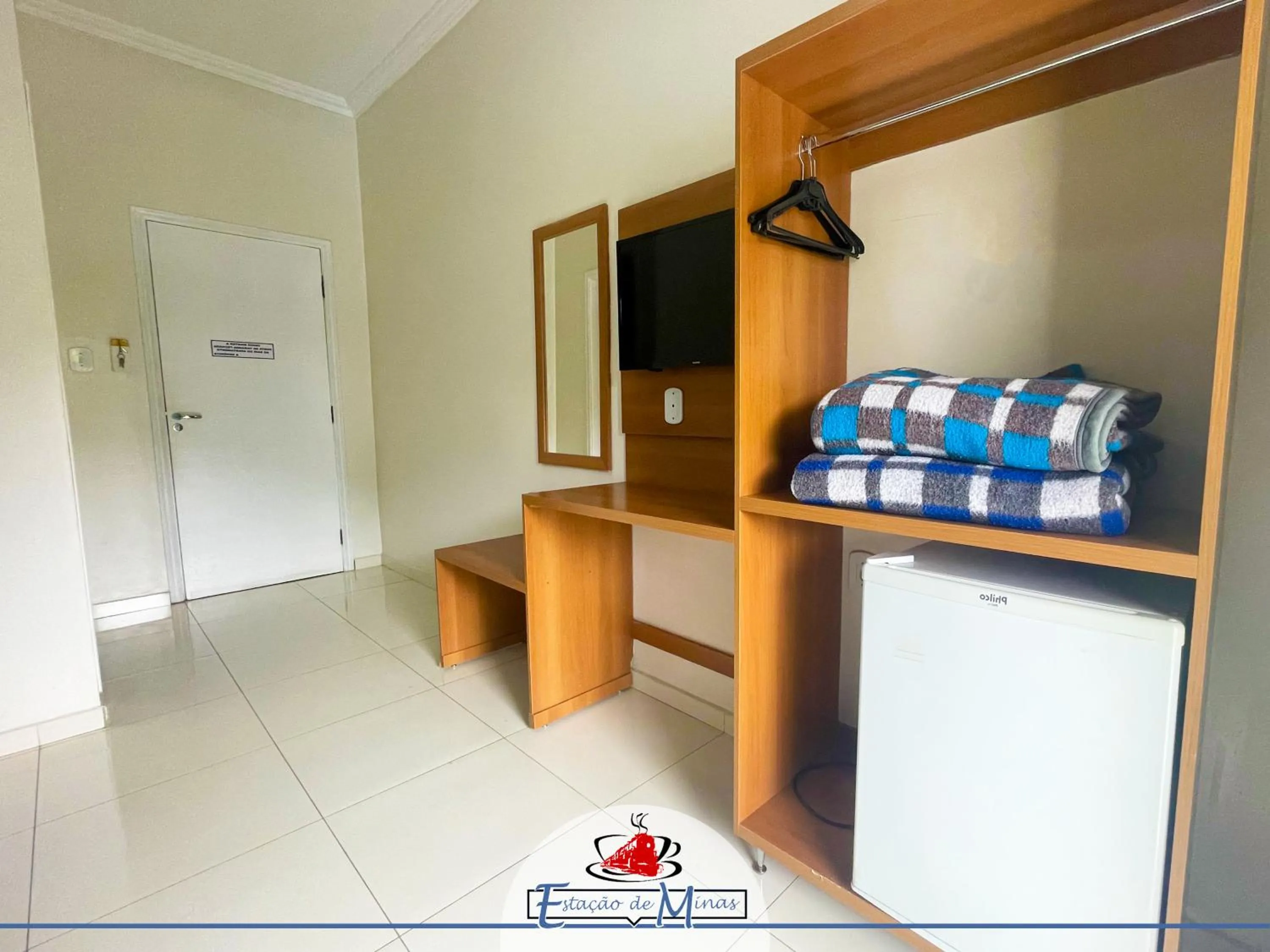 Photo of the whole room, Bed in Hotel Estação de Minas