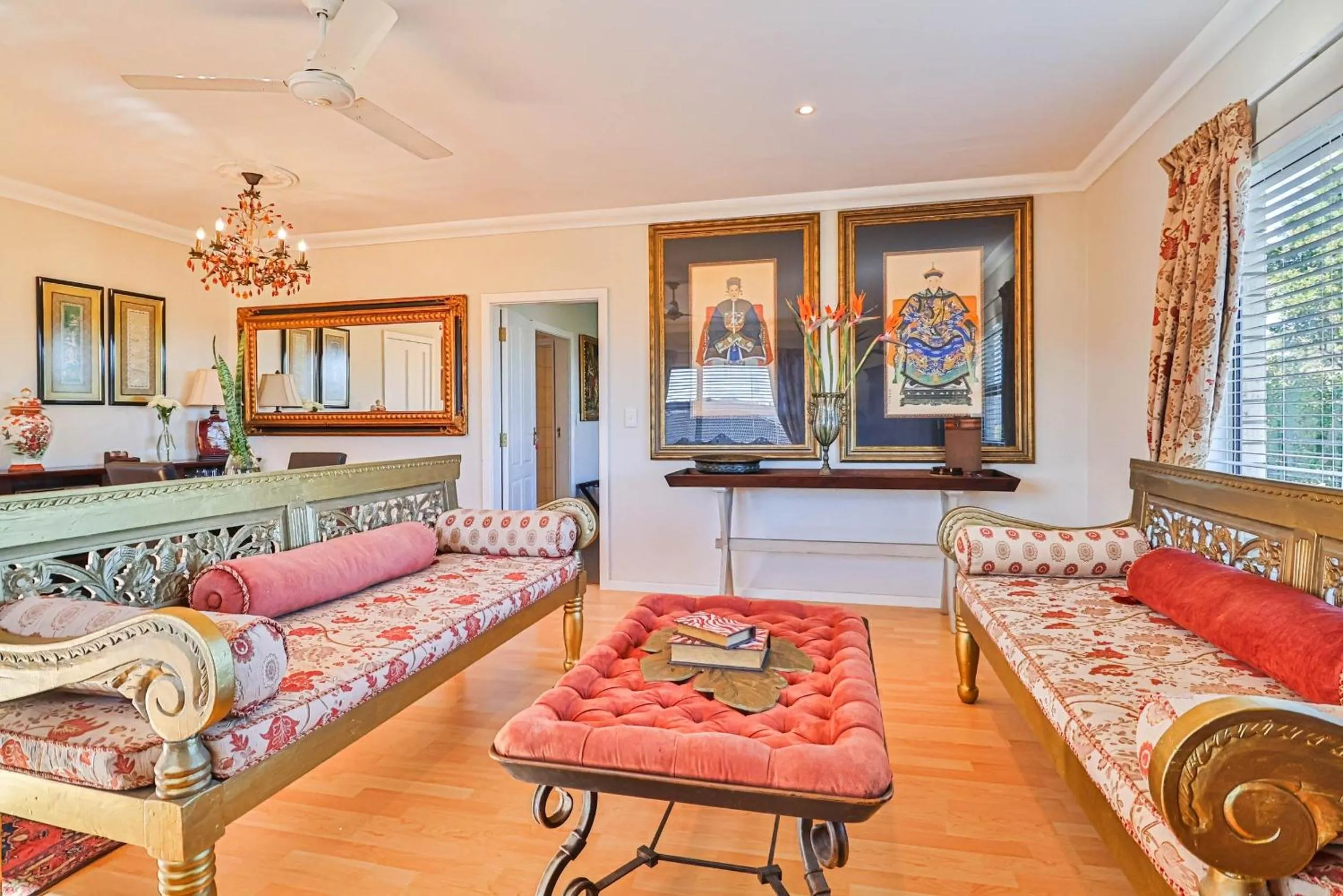 Living room in Amber Guest Lodge