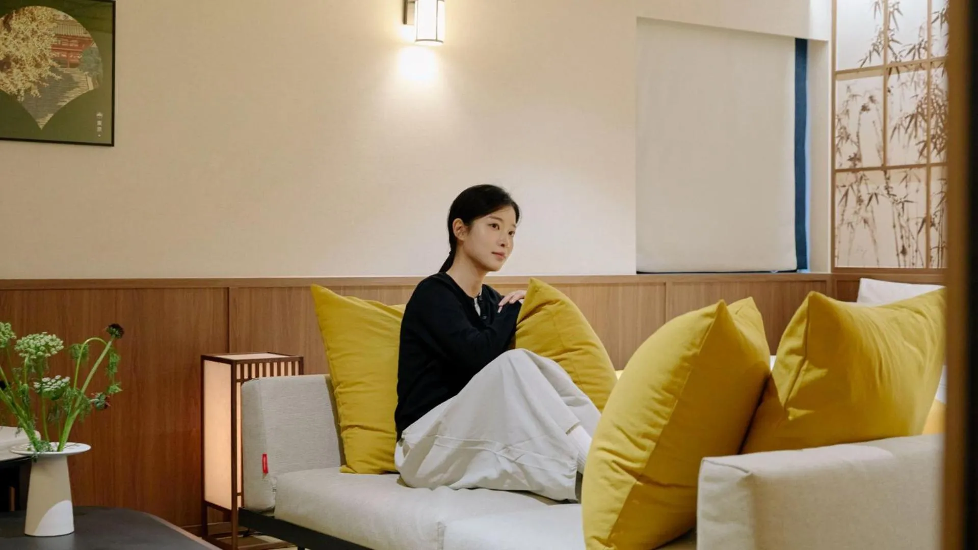 Seating area in Stay Passport Tokyo Ryokan Seoul Sadang