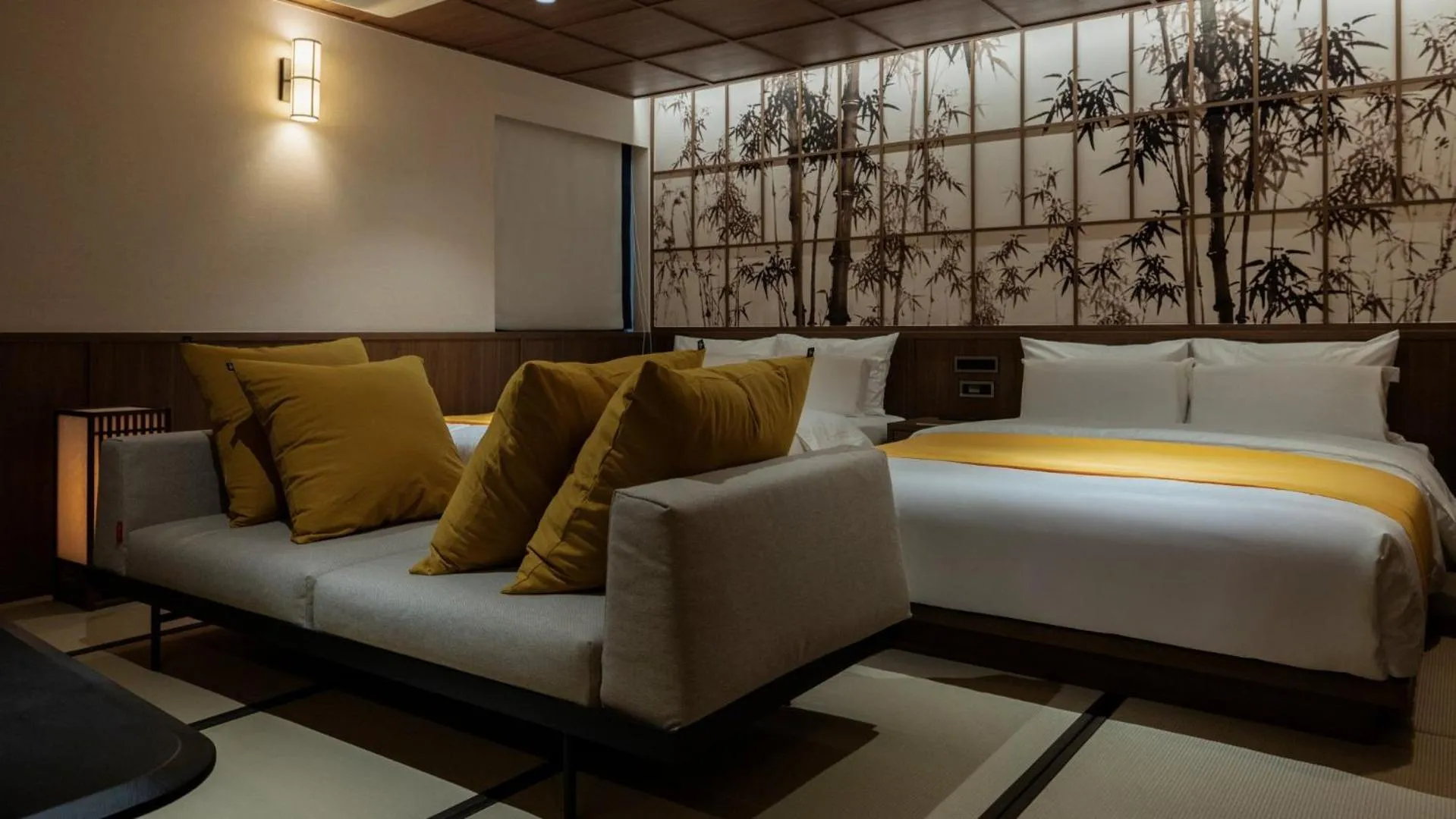 Seating area, Bed in Stay Passport Tokyo Ryokan Seoul Sadang