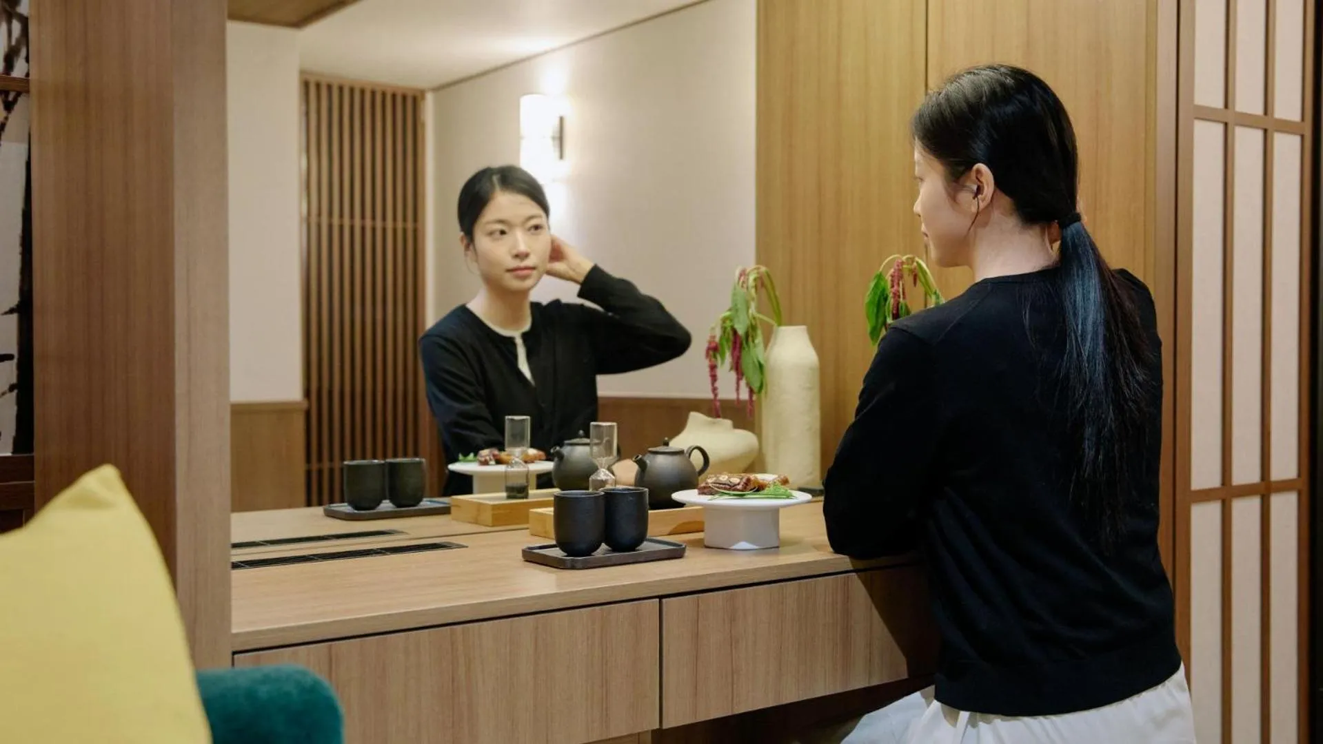 Seating area in Stay Passport Tokyo Ryokan Seoul Sadang