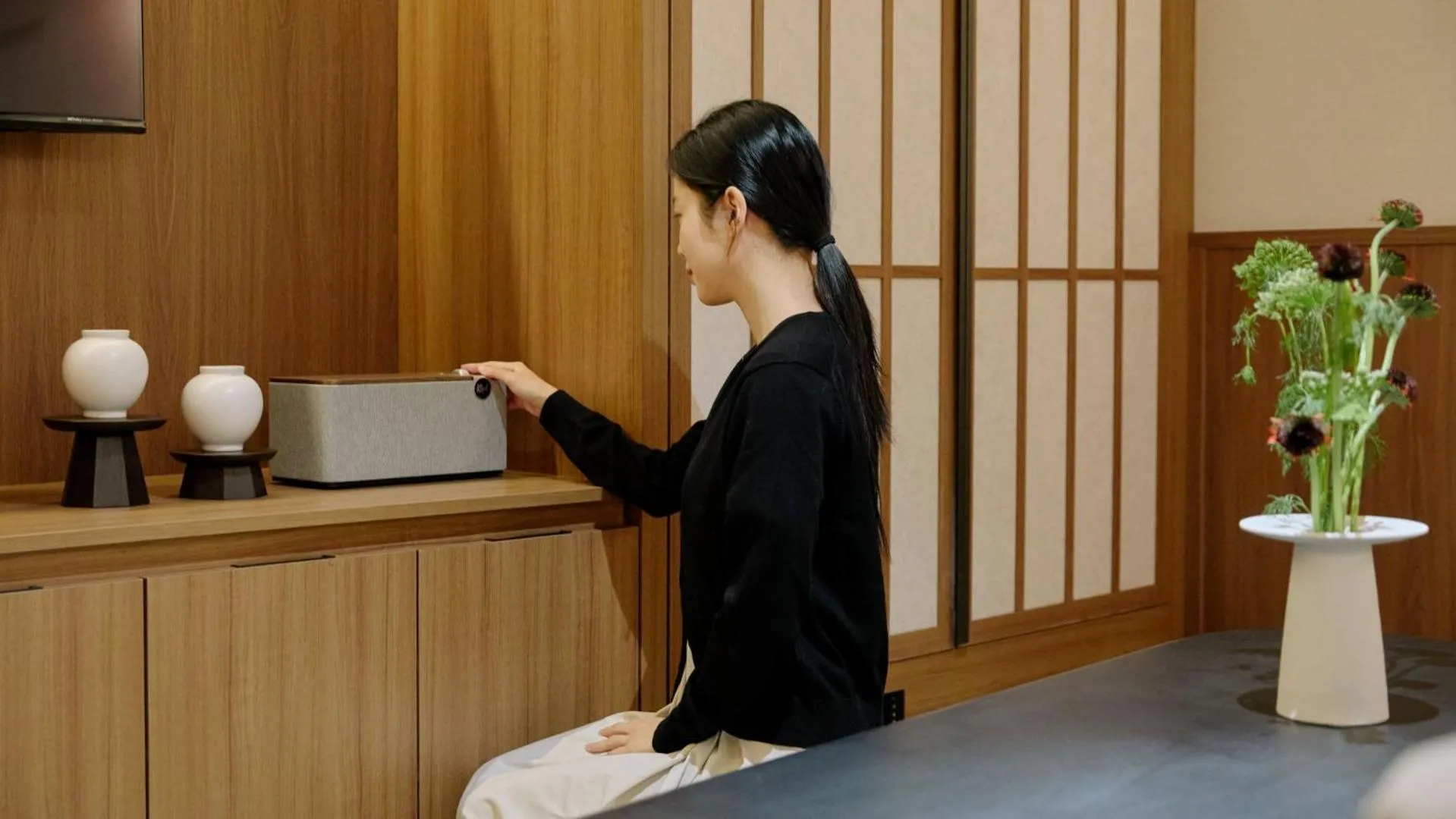Seating area in Stay Passport Tokyo Ryokan Seoul Sadang