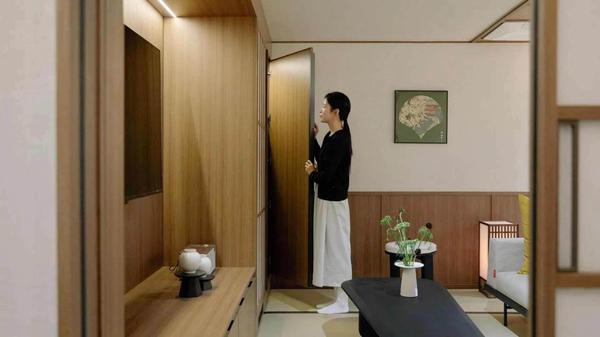 wardrobe in Stay Passport Tokyo Ryokan Seoul Sadang