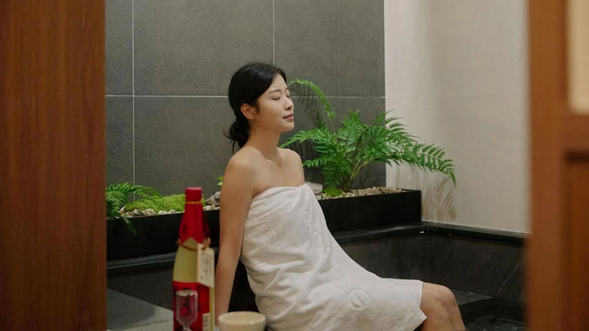 Hot Tub in Stay Passport Tokyo Ryokan Seoul Sadang