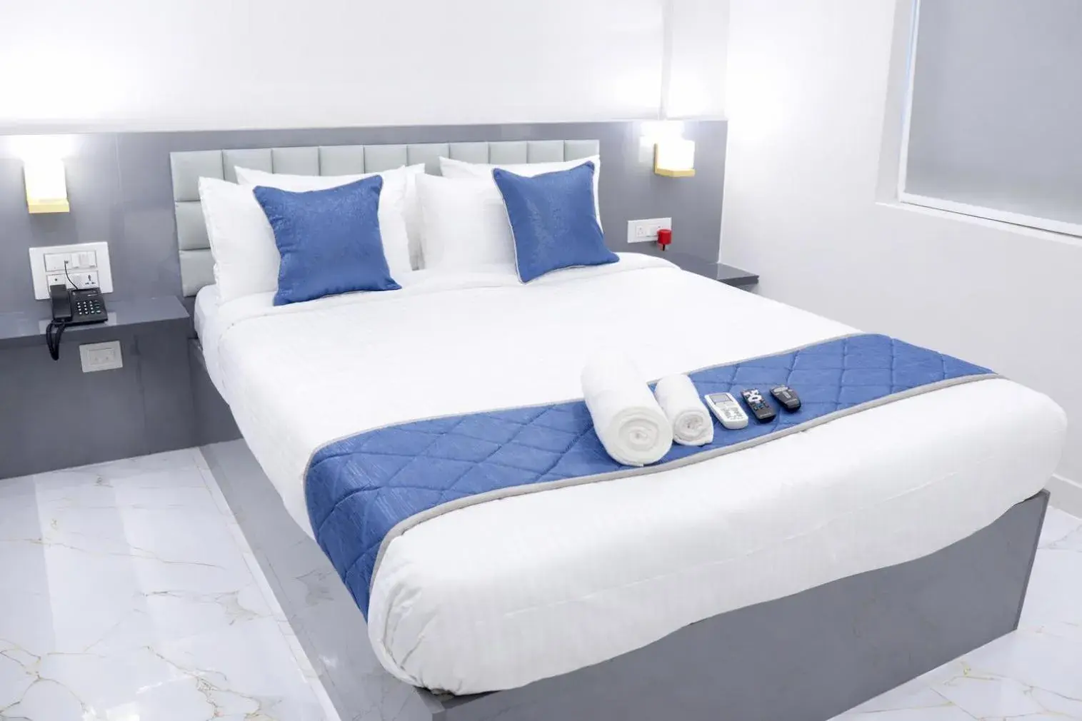 Deluxe Queen Room in Axon Corporate Stays Whitefield, Bengaluru Deluxe Queen Room in Axon Corporate Stays Whitefield, Bengaluru