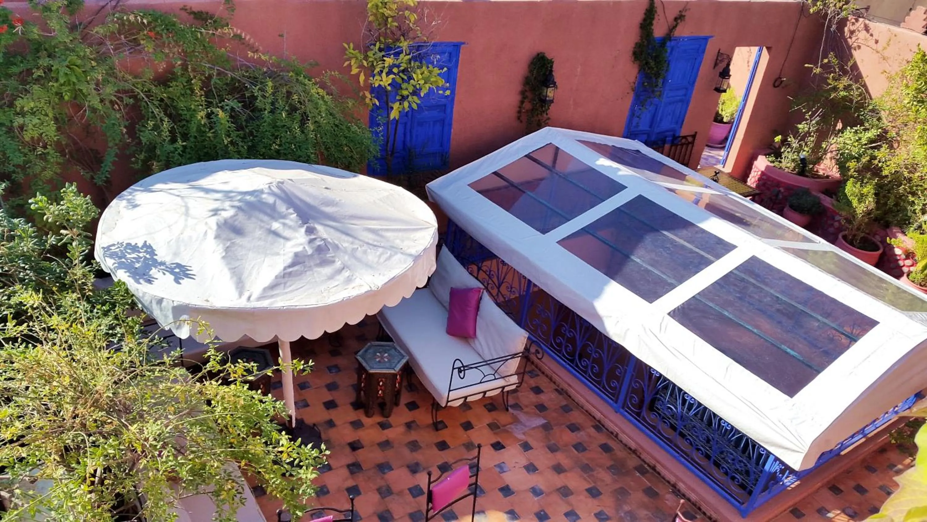 Patio in Riad Konouz