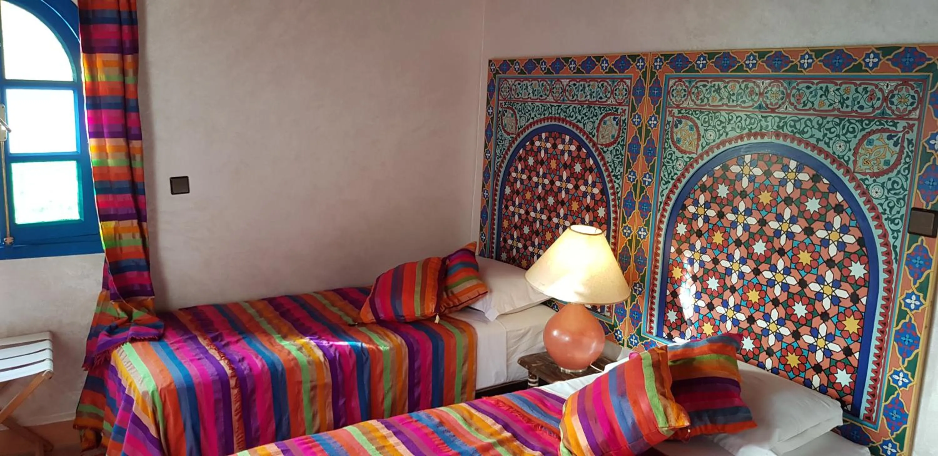 Bed in Riad Konouz