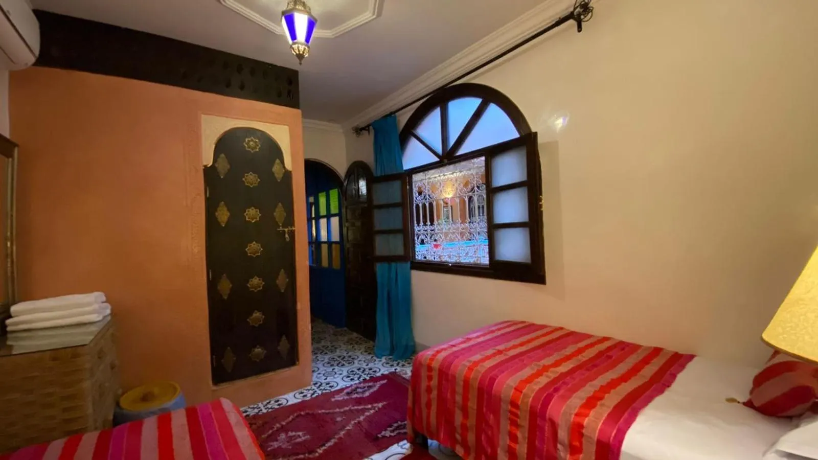 Bed in Riad Konouz