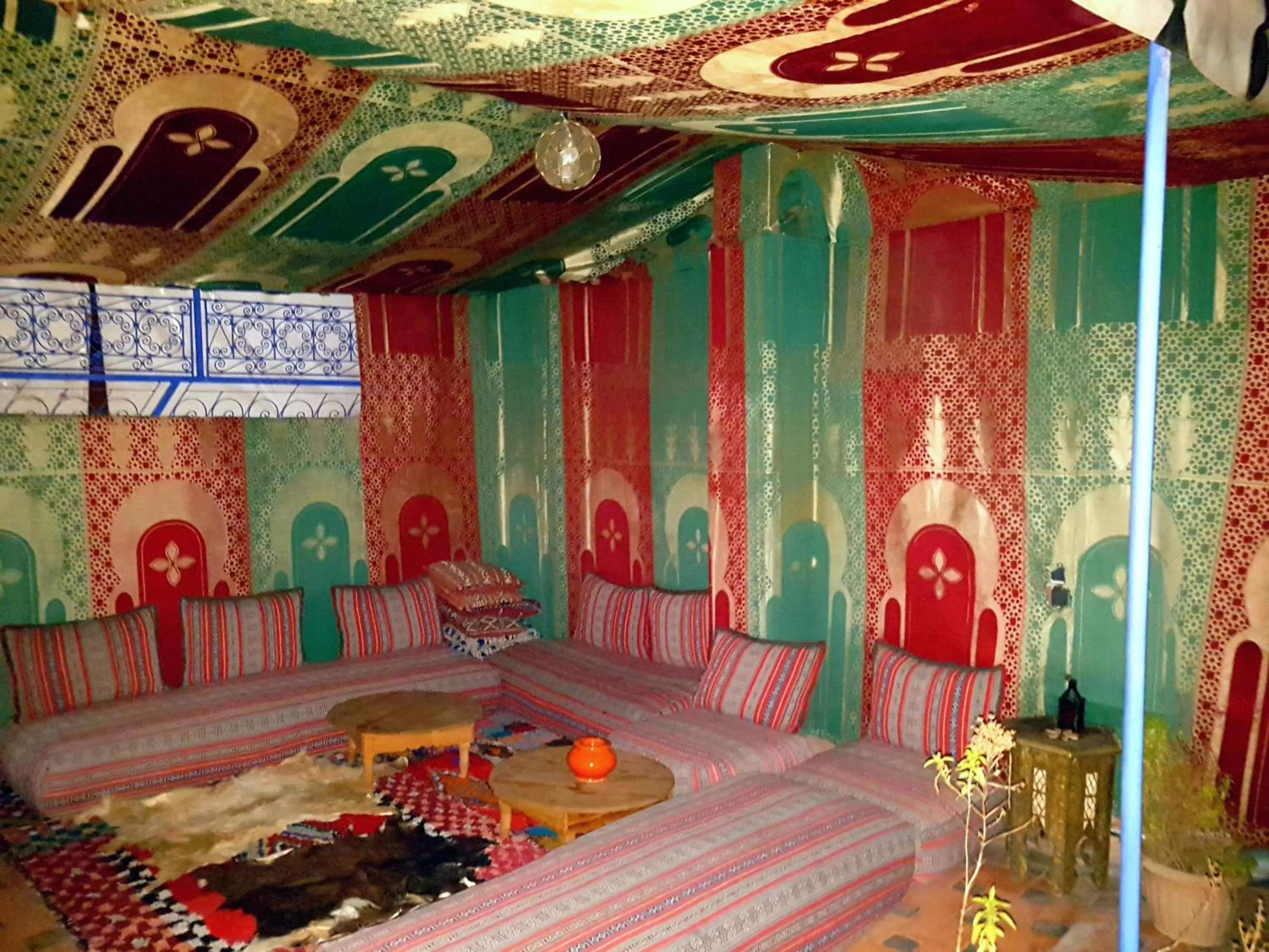 Garden view in Riad Konouz