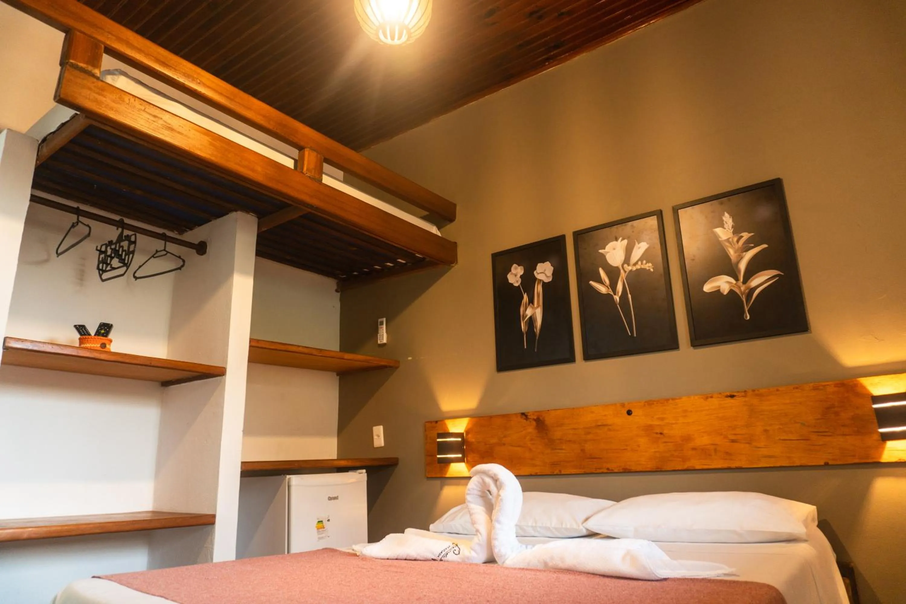 Bed in PV Pousada Passarela da Vila