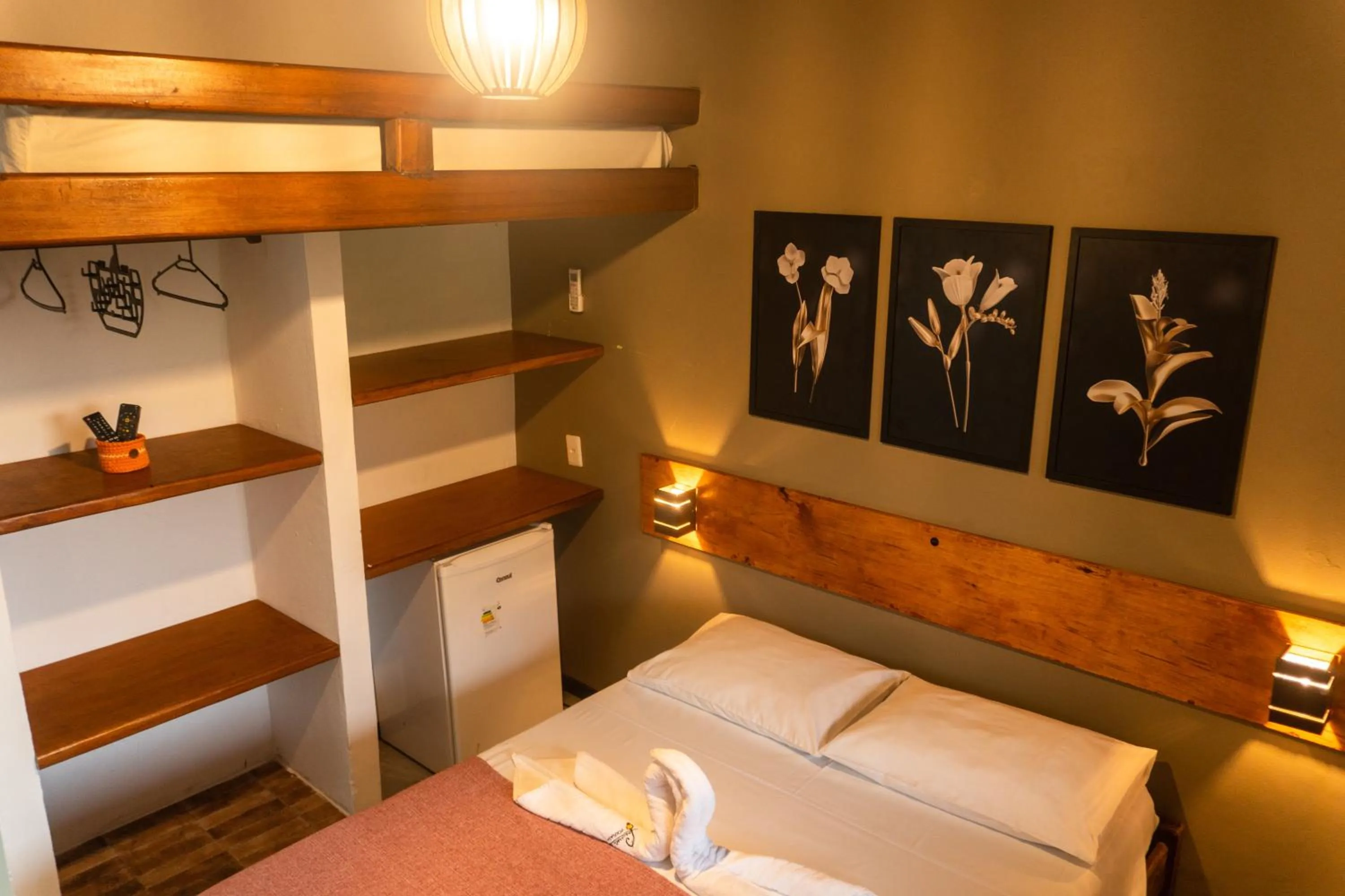 Bed in PV Pousada Passarela da Vila