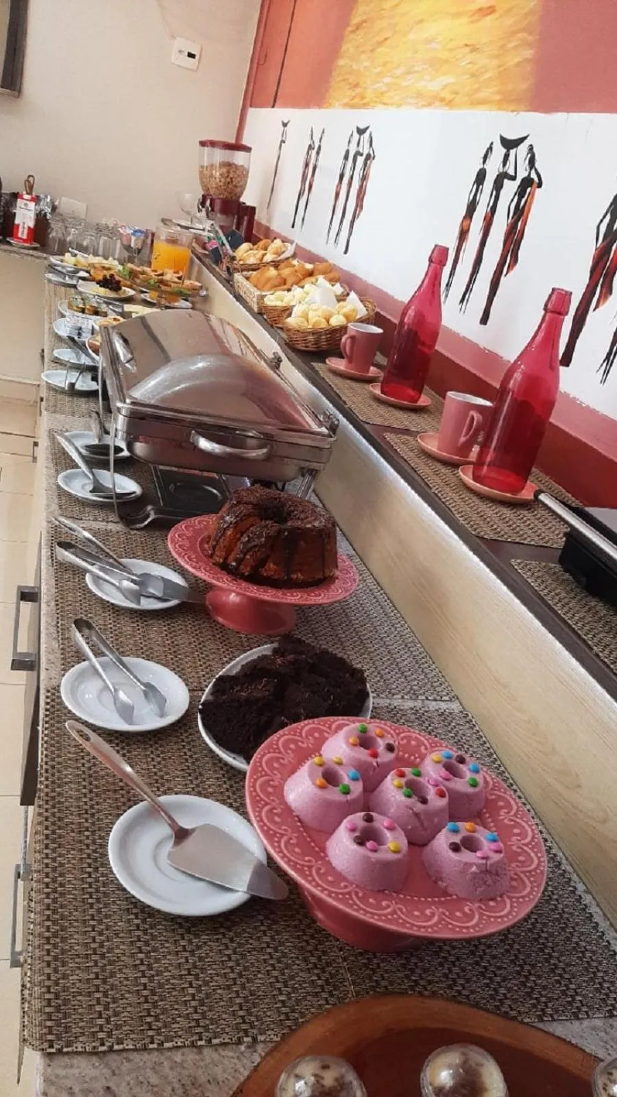 Continental breakfast in Hotel Rosa da Ilha Guaruja - Perto do Mar com piscina