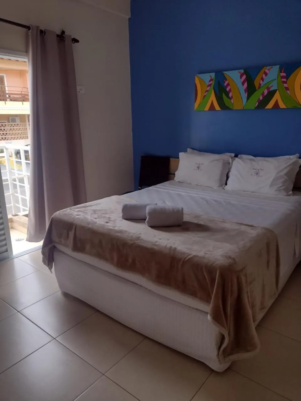 Bed in Hotel Rosa da Ilha Guaruja - Perto do Mar com piscina