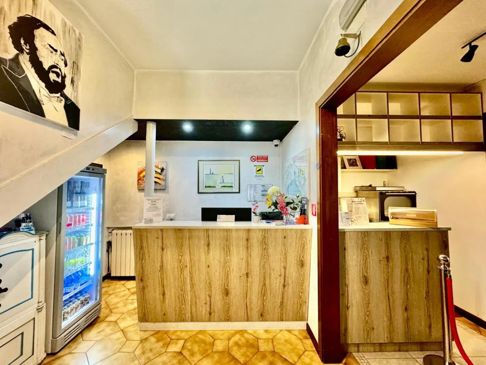 Lobby or reception in Hotel Guidi