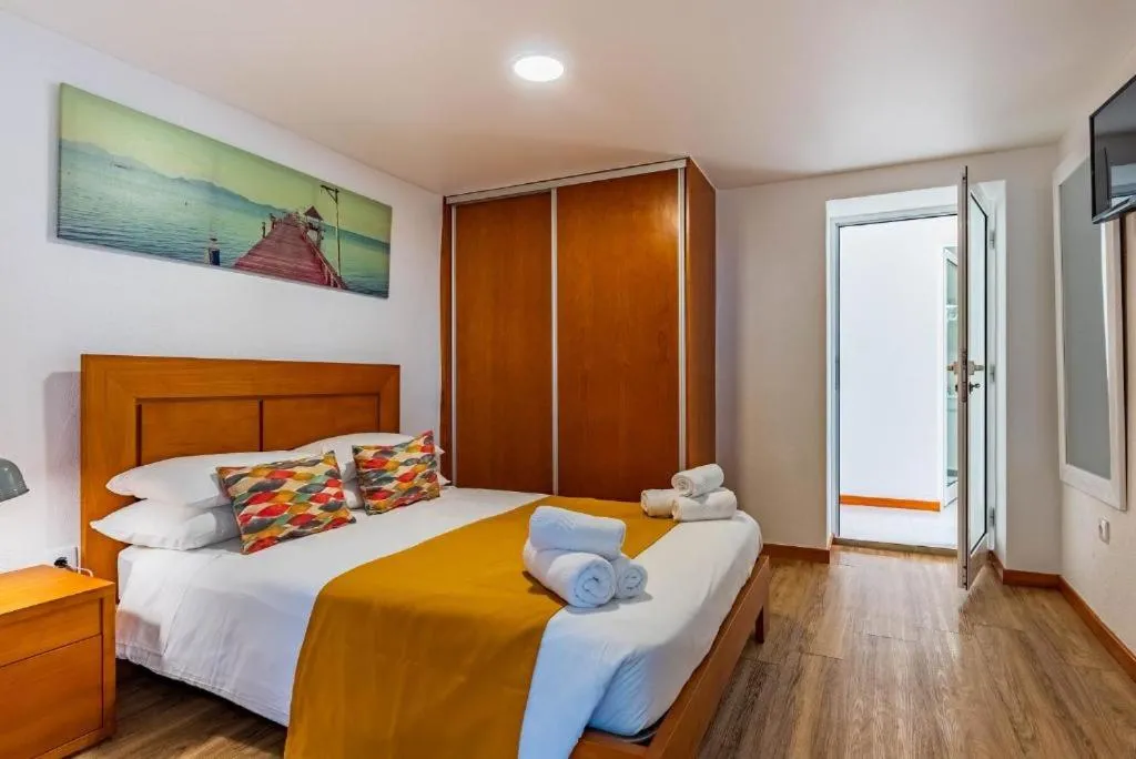 Bed in Casa do Manuel Maria