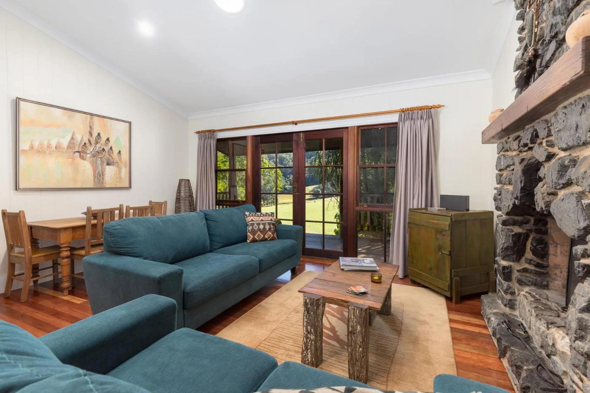 Living room in Friday Creek Retreat