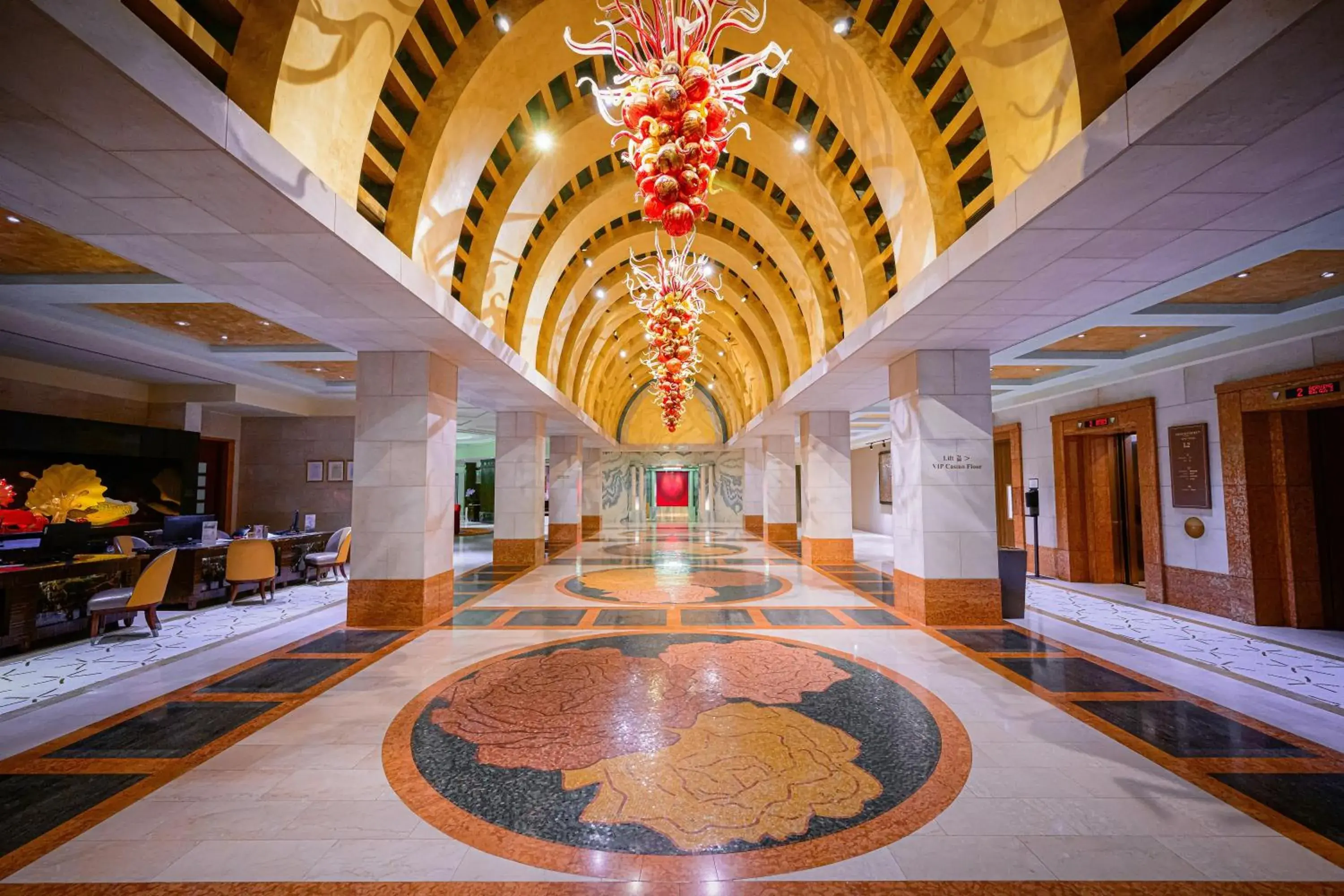 Lobby or reception in Resorts World Sentosa - Crockfords Tower Lobby or reception in Resorts World Sentosa - Crockfords Tower