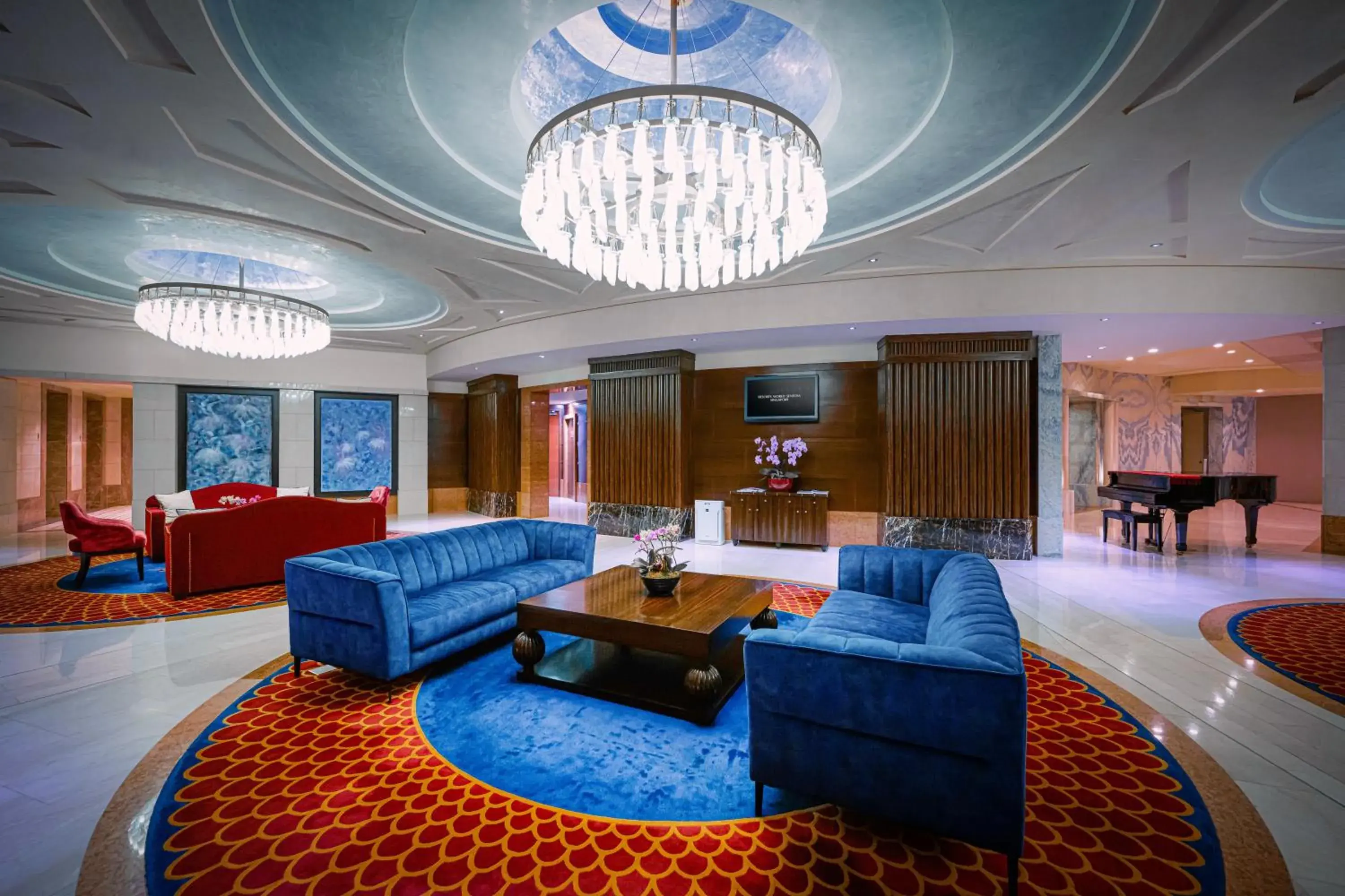 Lobby or reception in Resorts World Sentosa - Crockfords Tower Lobby or reception in Resorts World Sentosa - Crockfords Tower