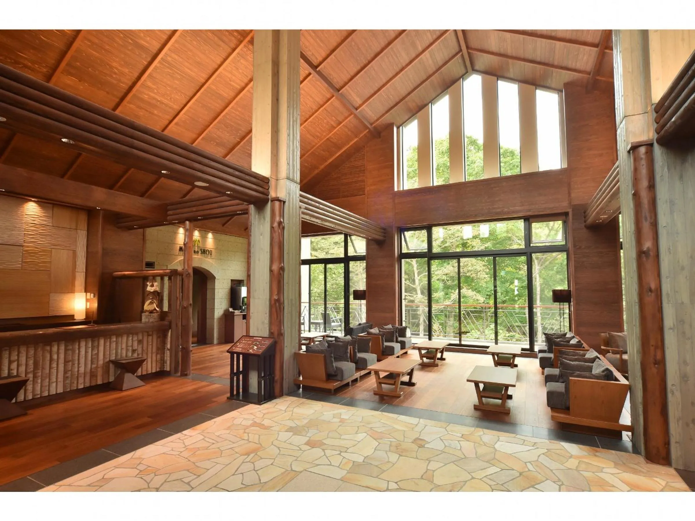 Lobby or reception in La Vista Akangawa