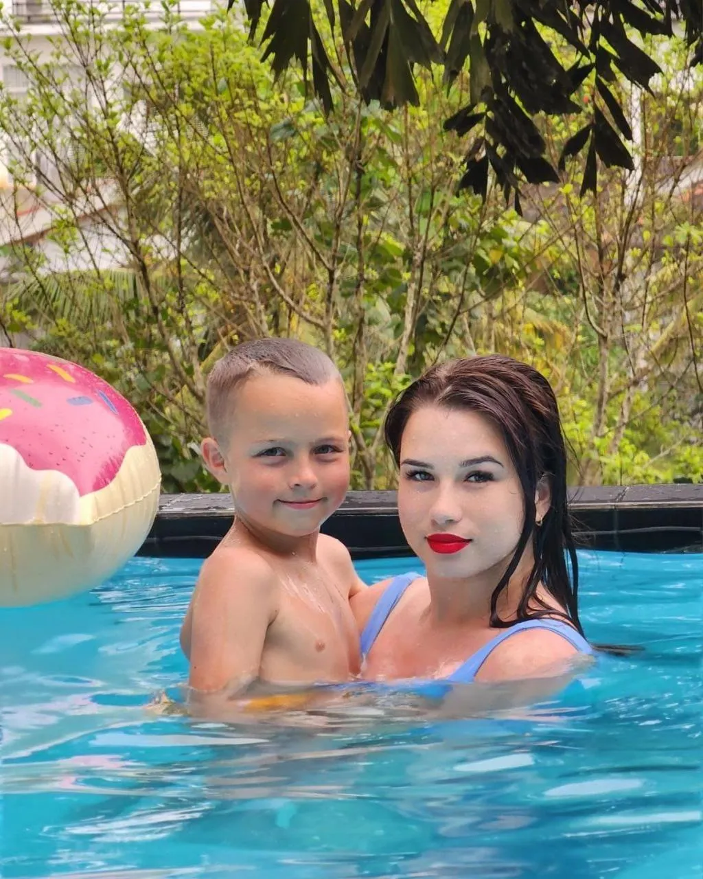 Pool view in Green Hill Paradise Villa