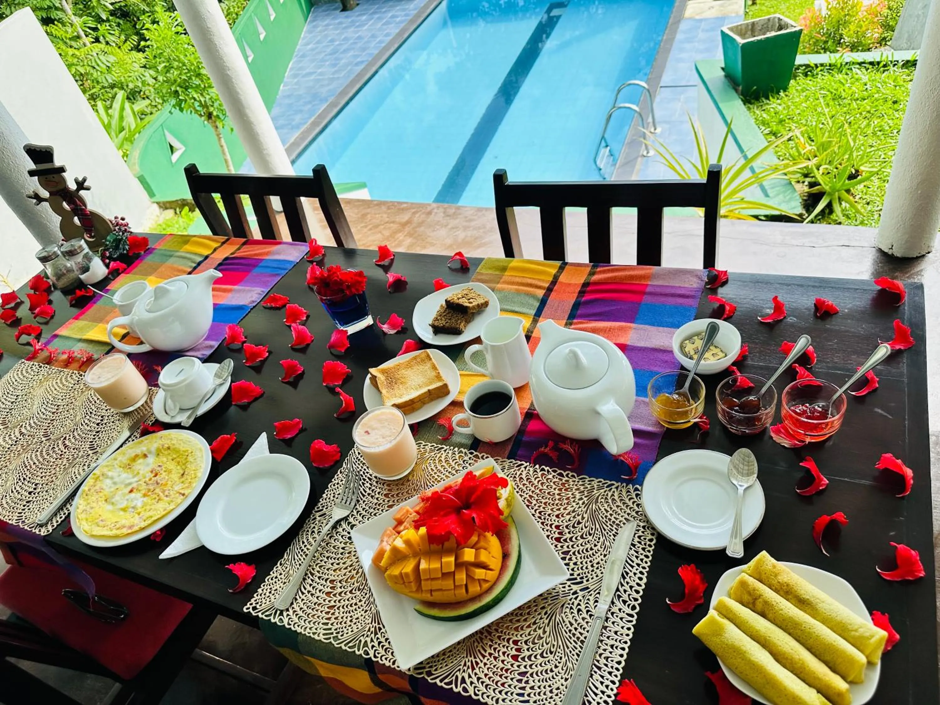 Pool view in Green Hill Paradise Villa