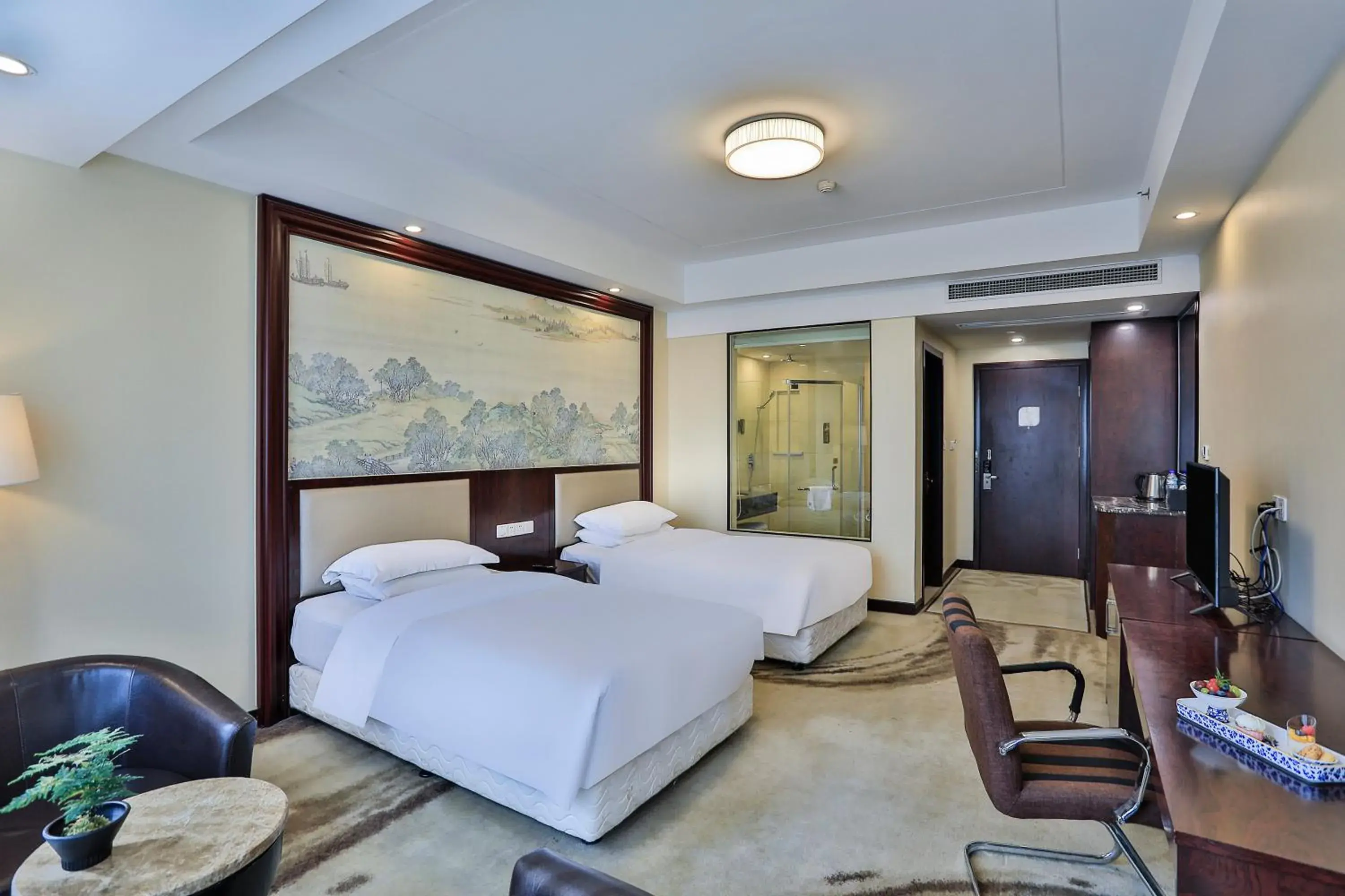 Superior Twin Room in SSAW Boutique Hotel Tonglu World Trade Superior Twin Room in SSAW Boutique Hotel Tonglu World Trade
