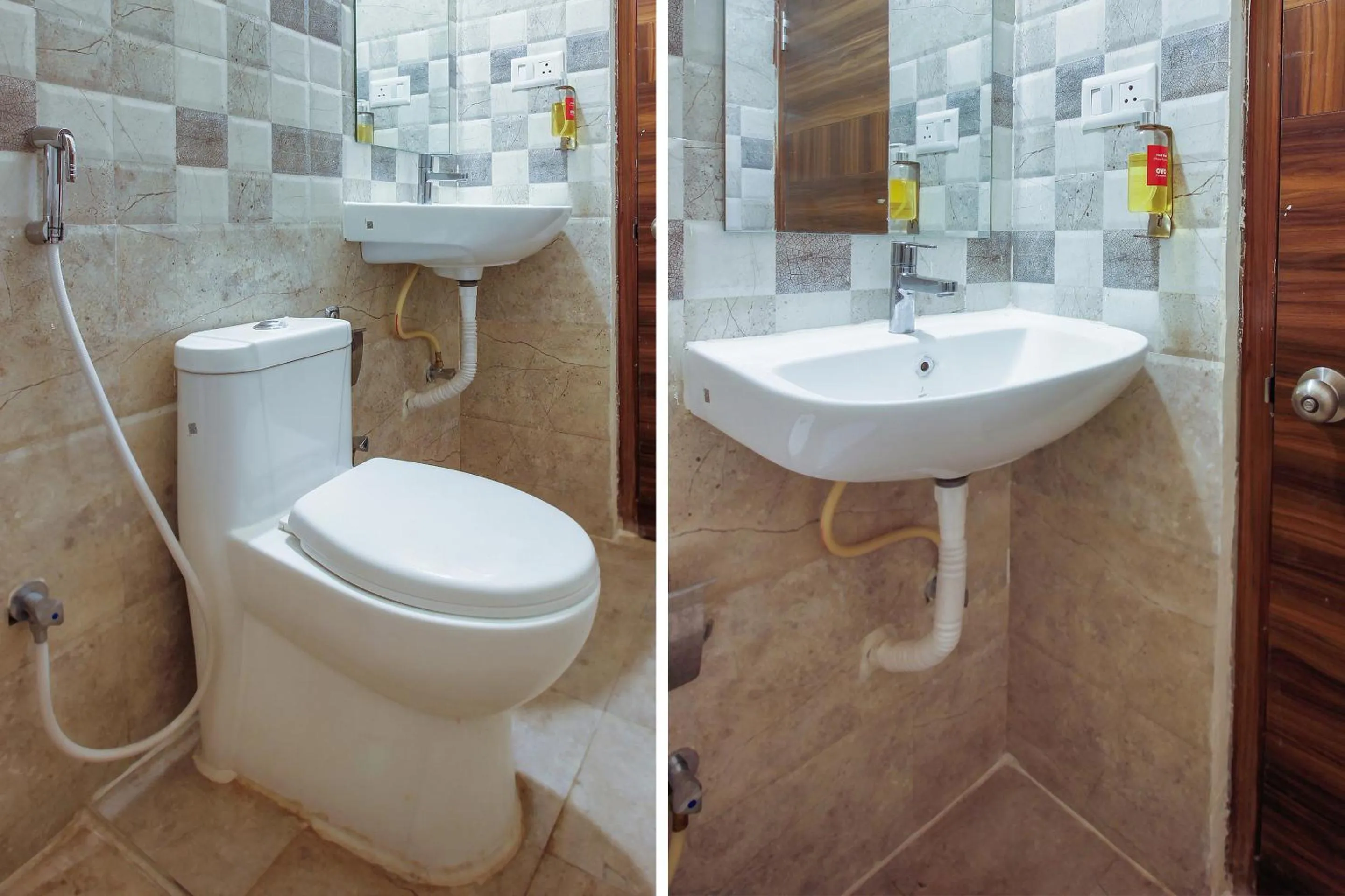 Bathroom in Hotel O Elite Spaces Puppalaguda