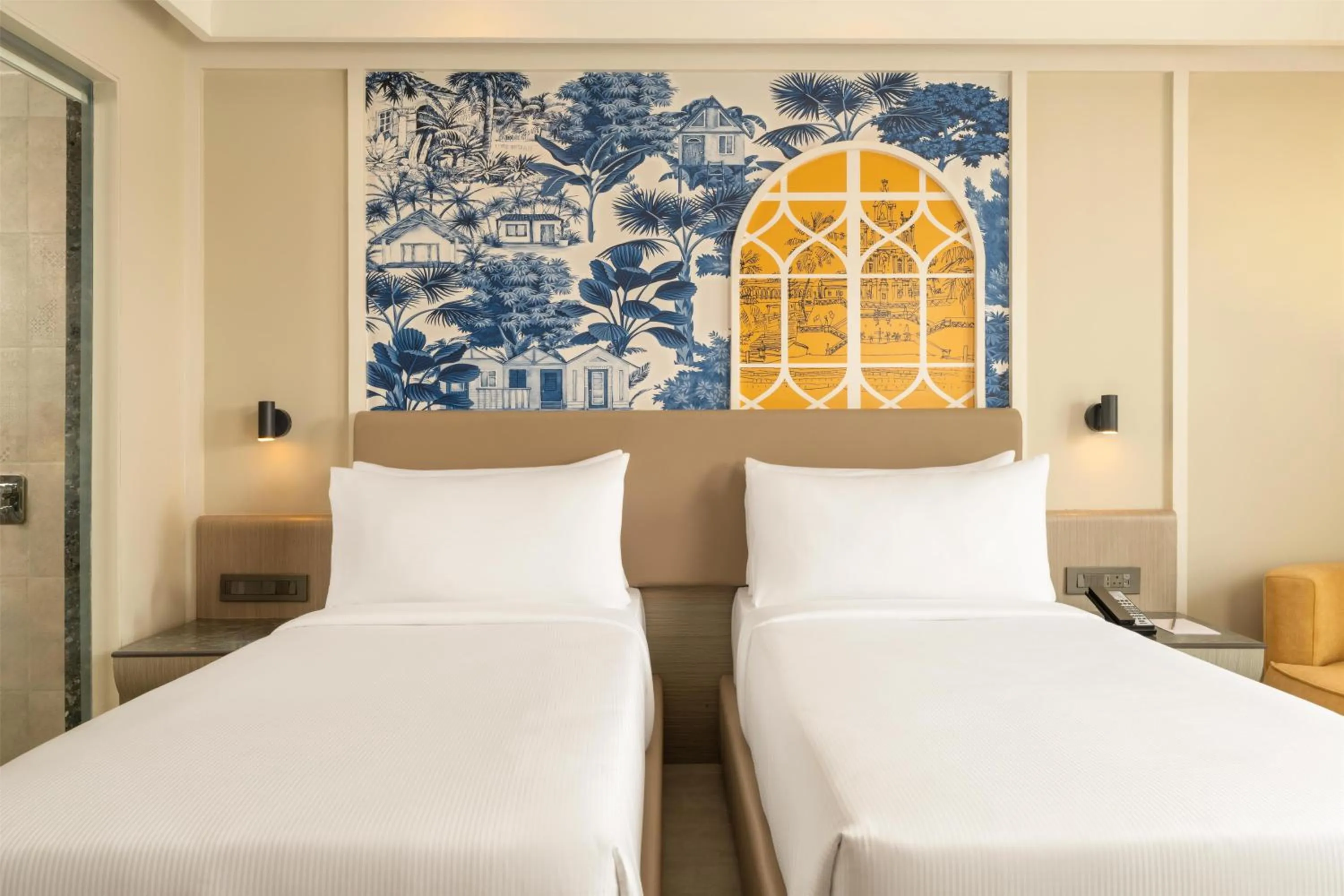 Bed in Hilton Garden Inn Goa Calangute