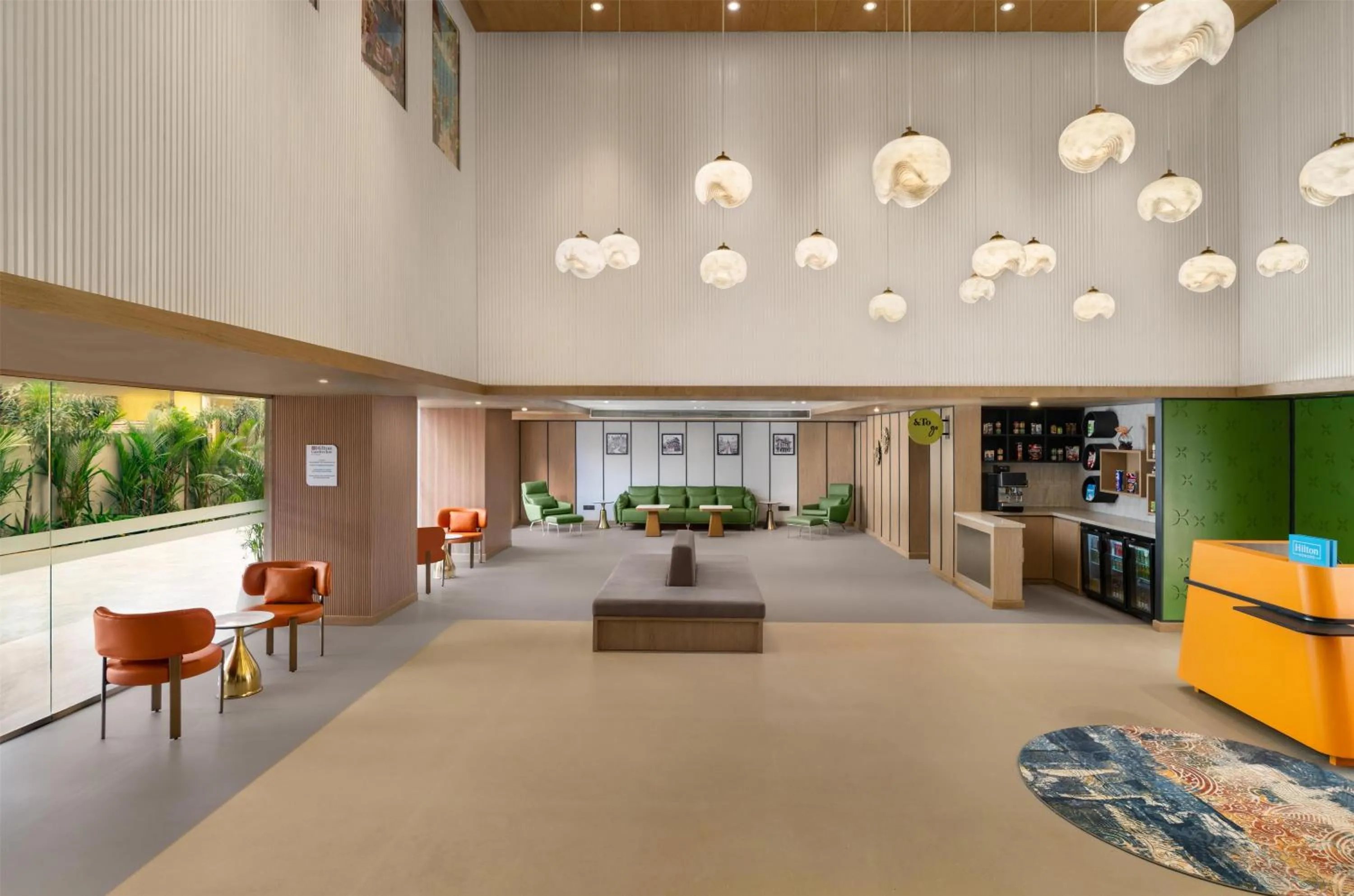 Lobby or reception in Hilton Garden Inn Goa Calangute