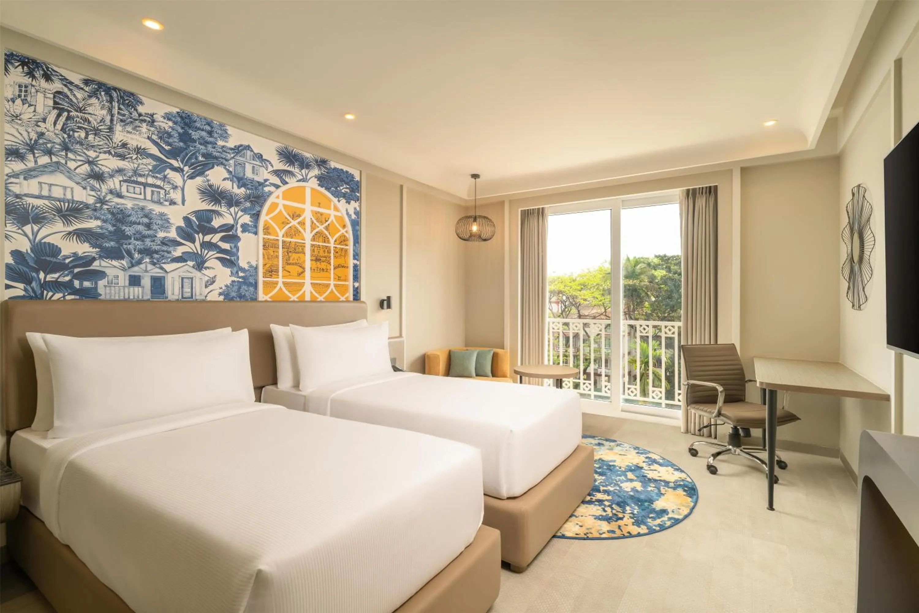 Bed in Hilton Garden Inn Goa Calangute