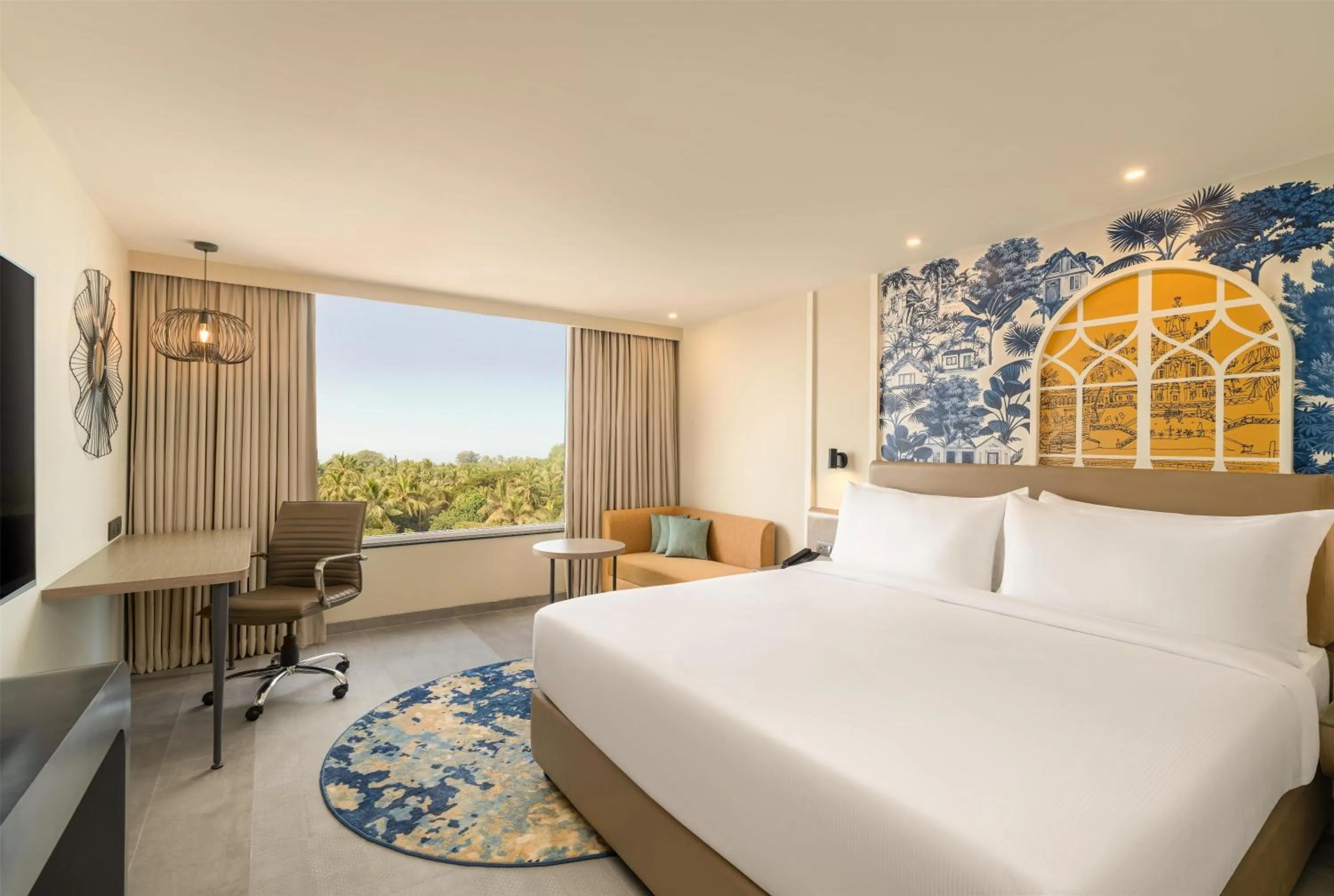 Bed in Hilton Garden Inn Goa Calangute