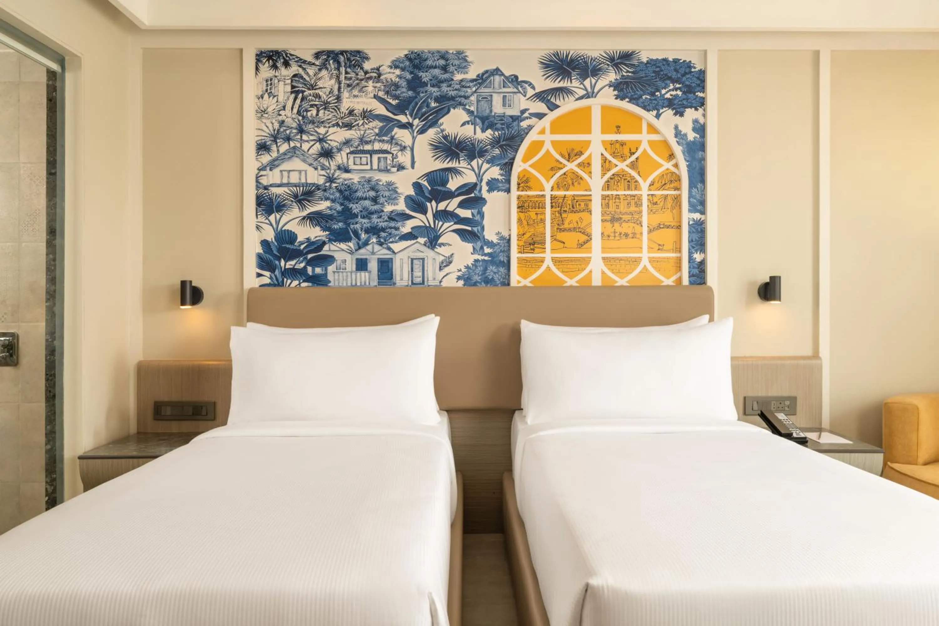 Bed in Hilton Garden Inn Goa Calangute