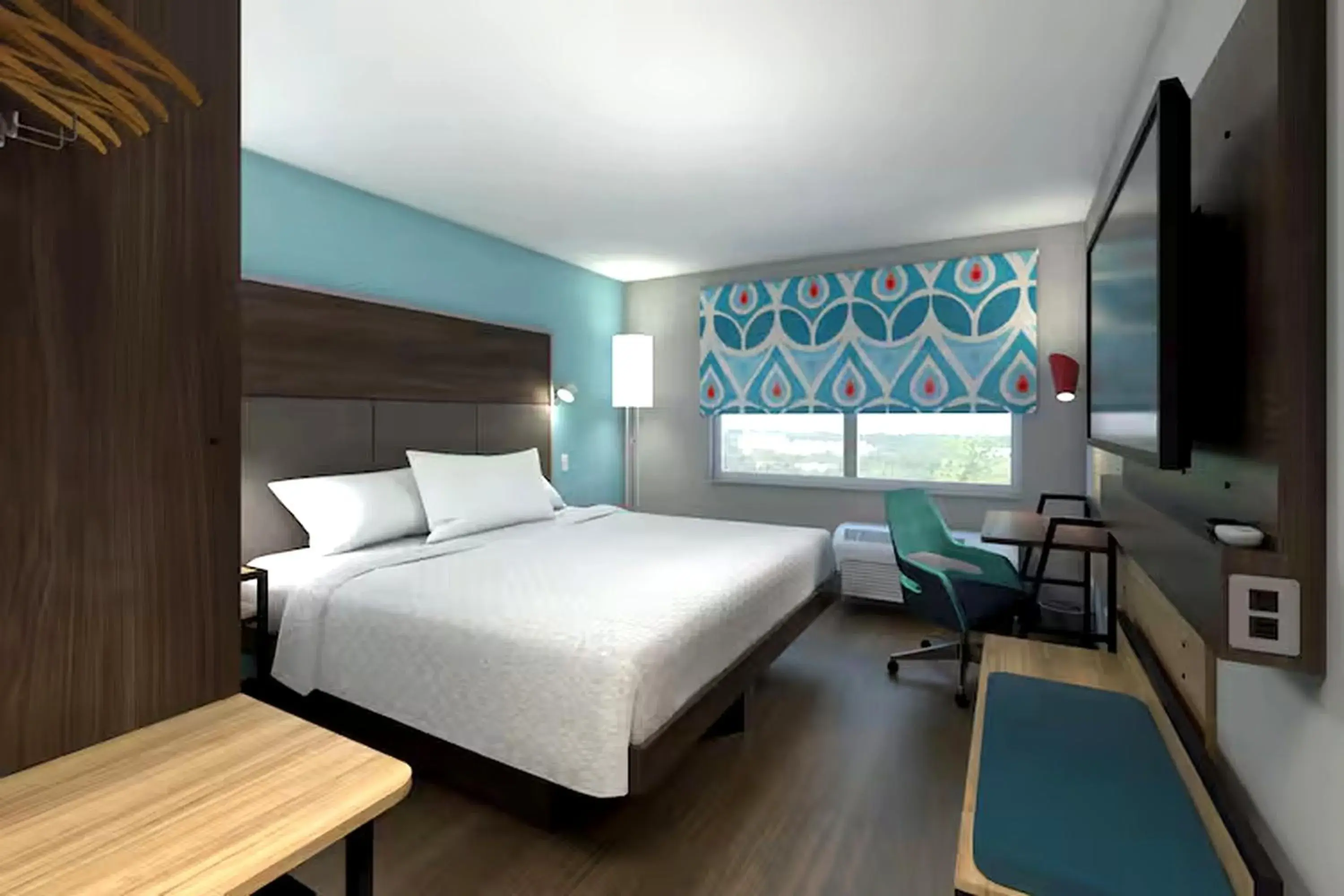 King Room with Walk-In Shower in Tru By Hilton Hagerstown King Room with Walk-In Shower in Tru By Hilton Hagerstown