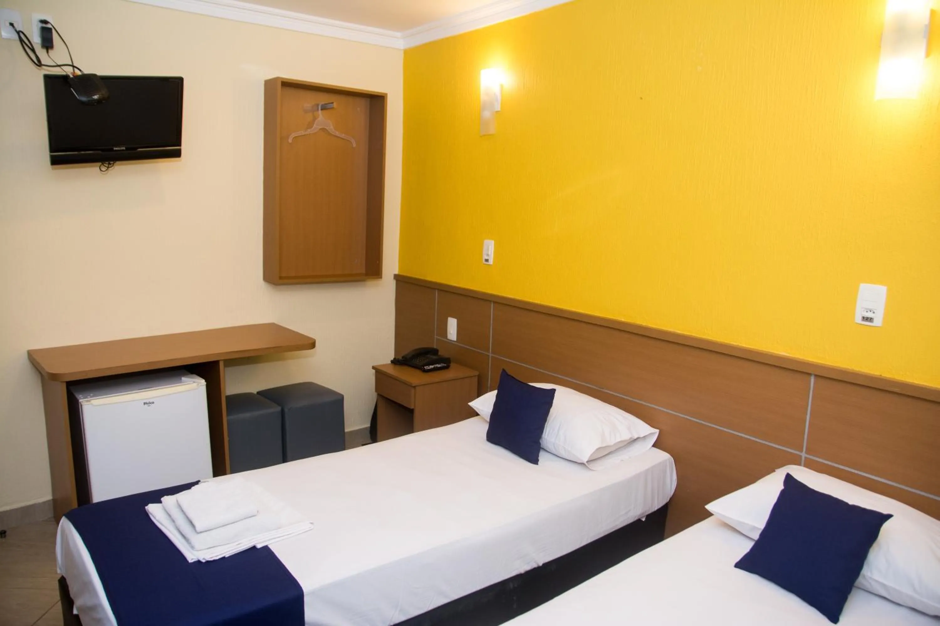 Bed in Hotel Villa Rica