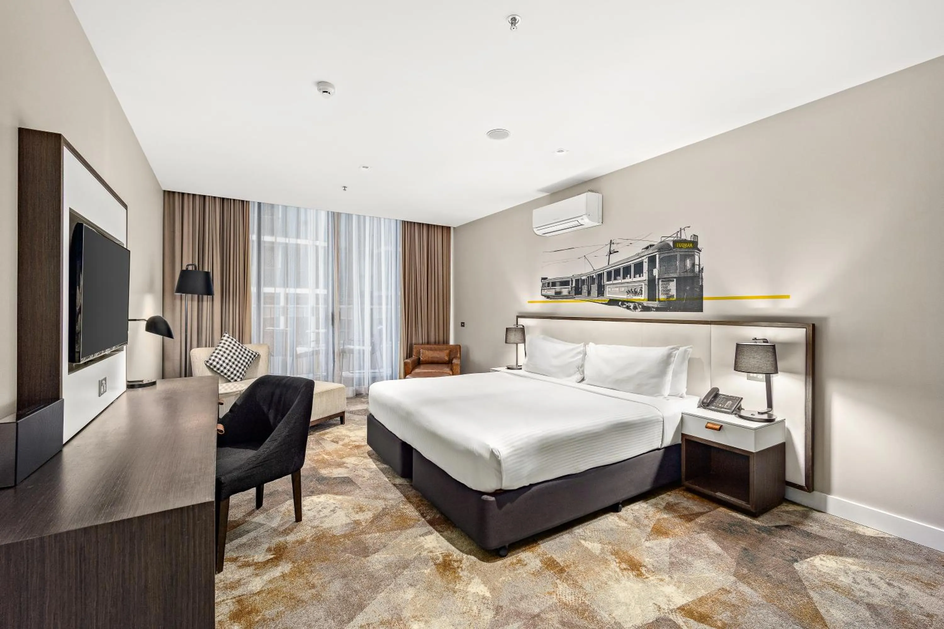 Bed in Peppers Docklands