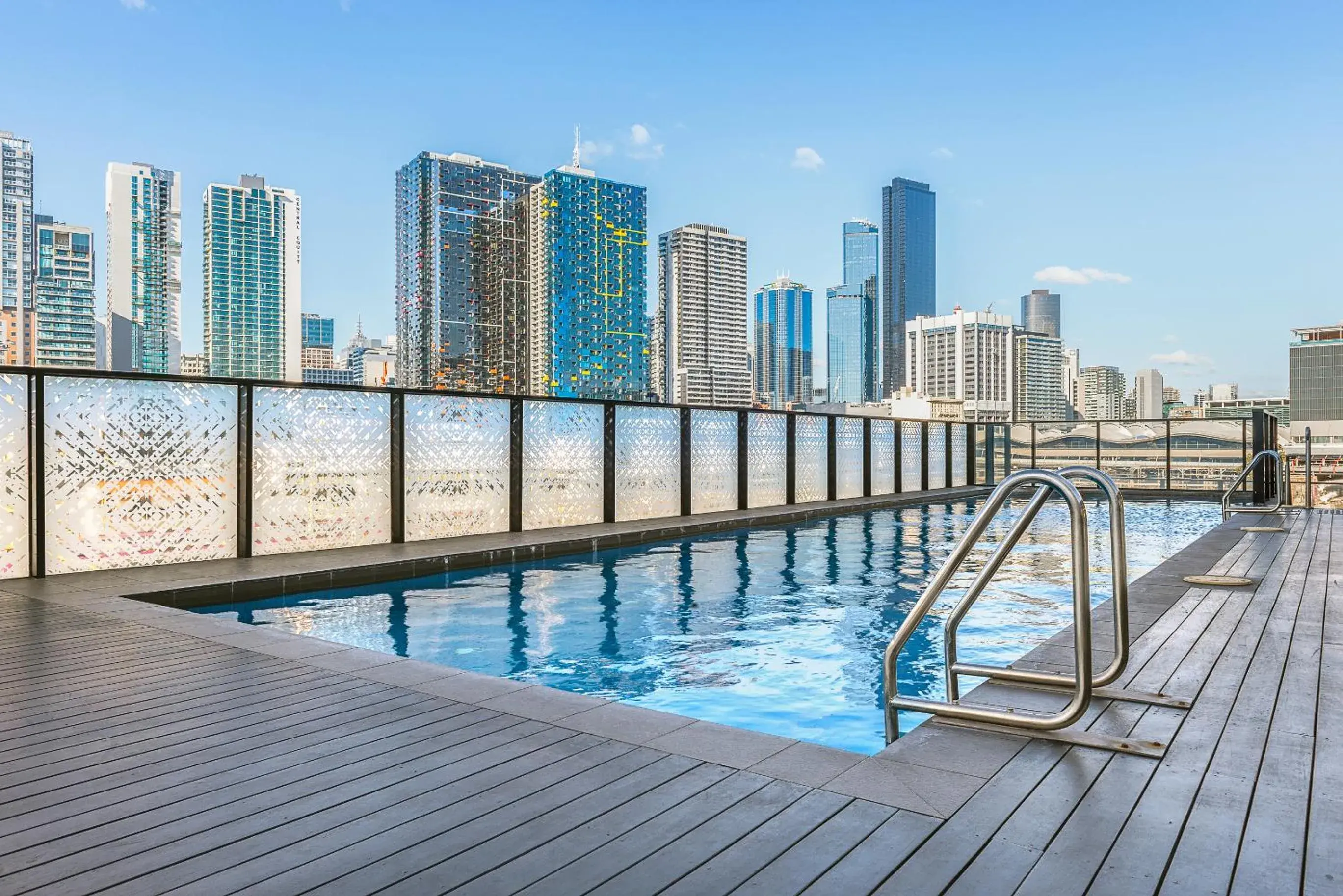 Pool view in Peppers Docklands Pool view in Peppers Docklands