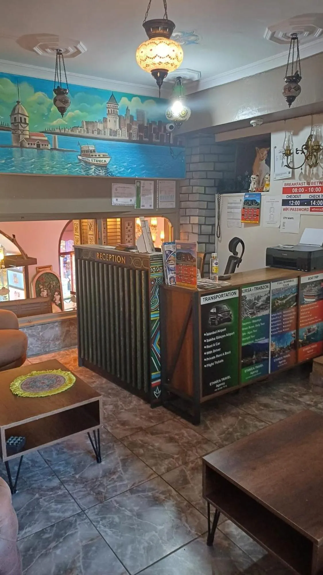 Lobby or reception in Ethnica Hotel Old City