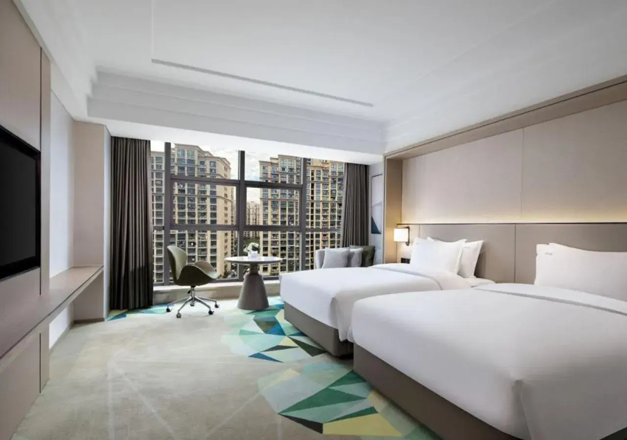 Bed in Holiday Inn Ningde Dijing by IHG Bed in Holiday Inn Ningde Dijing by IHG