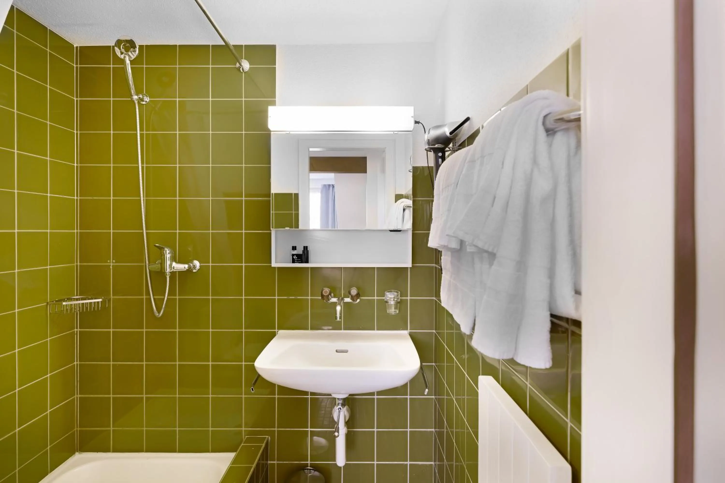 Shower in Hotel Schiff