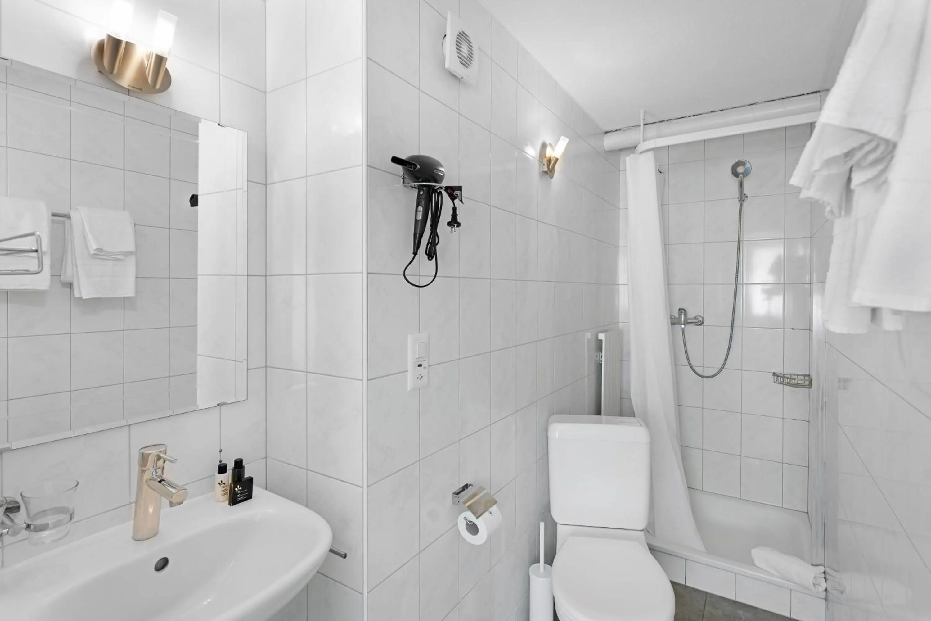 Shower in Hotel Schiff