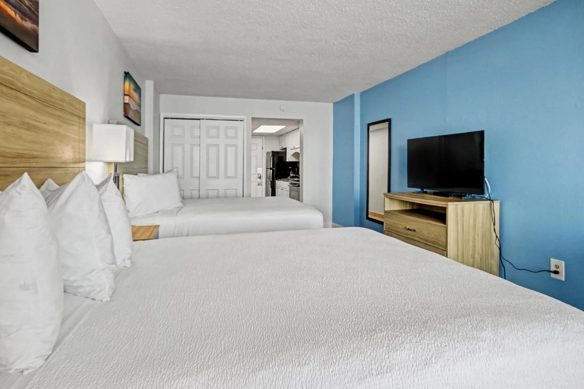 Bed in Ocean Park Resort