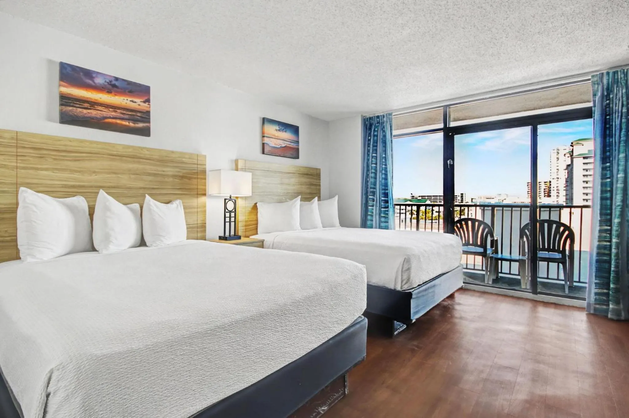 Bed in Ocean Park Resort