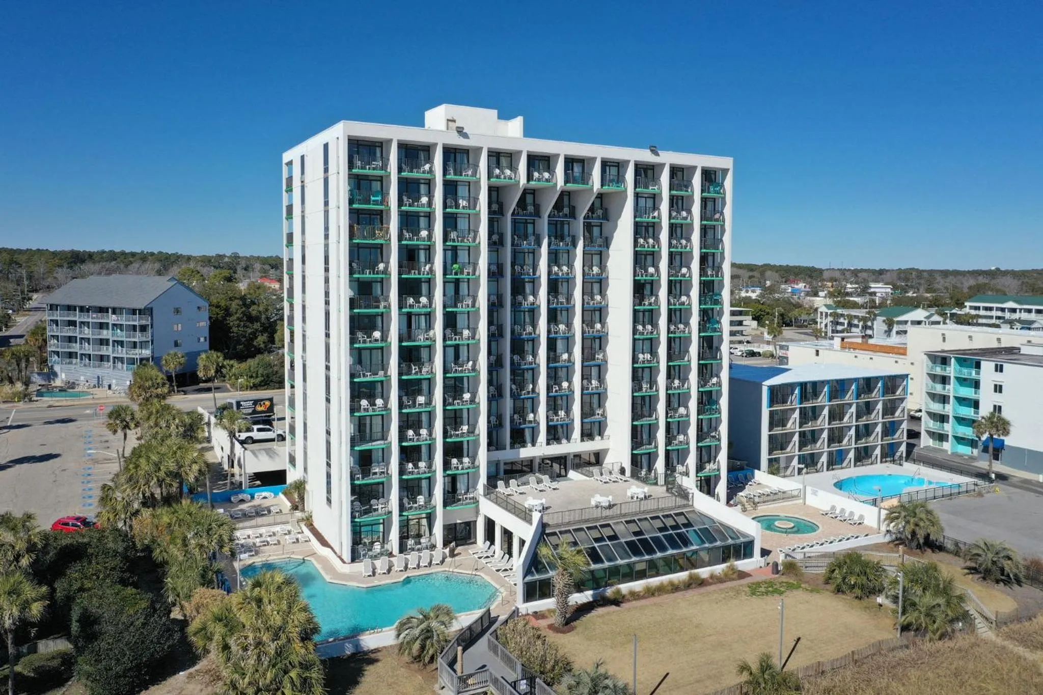 Property building in Ocean Park Resort