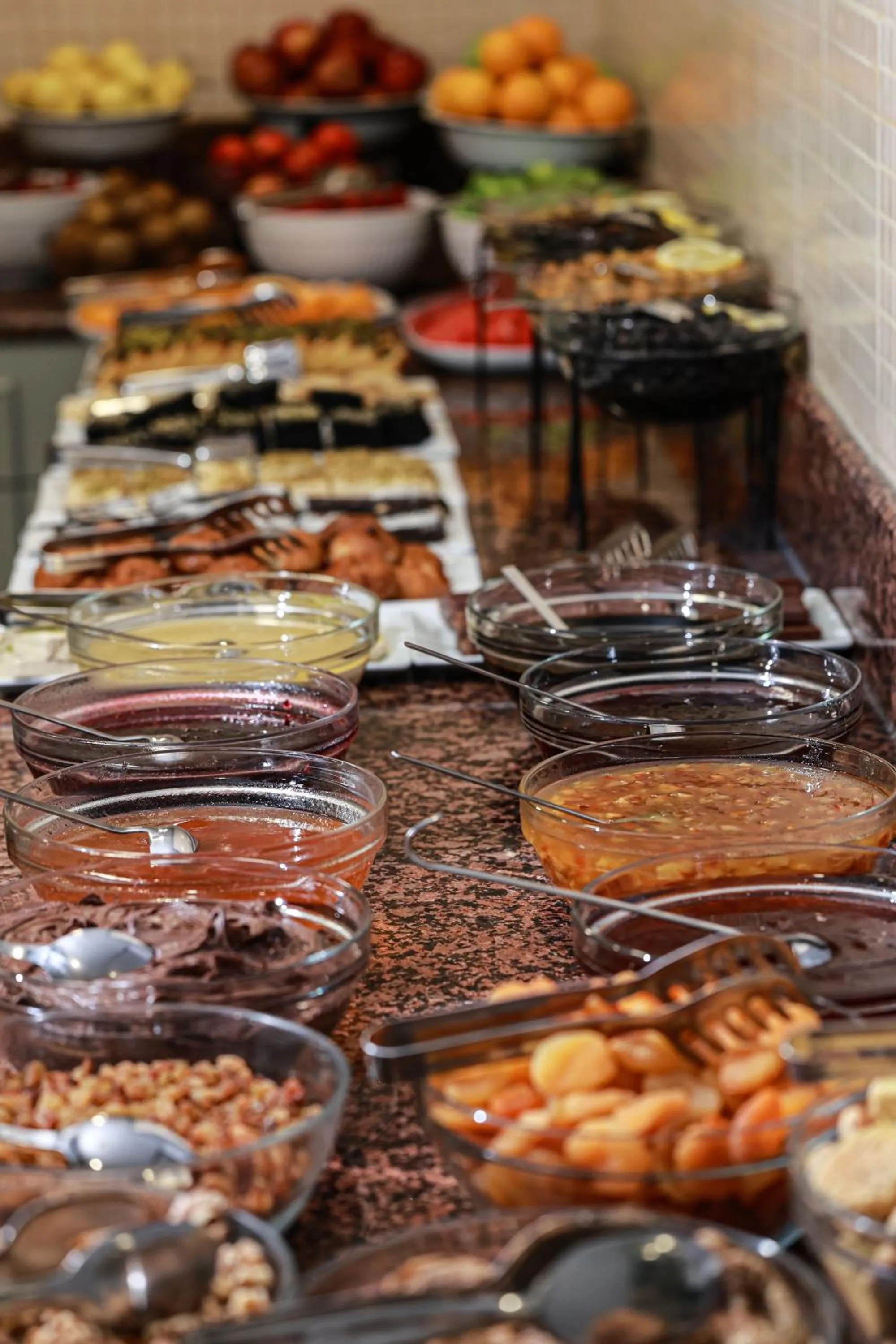 Buffet breakfast in Nova Plaza Orion Hotel