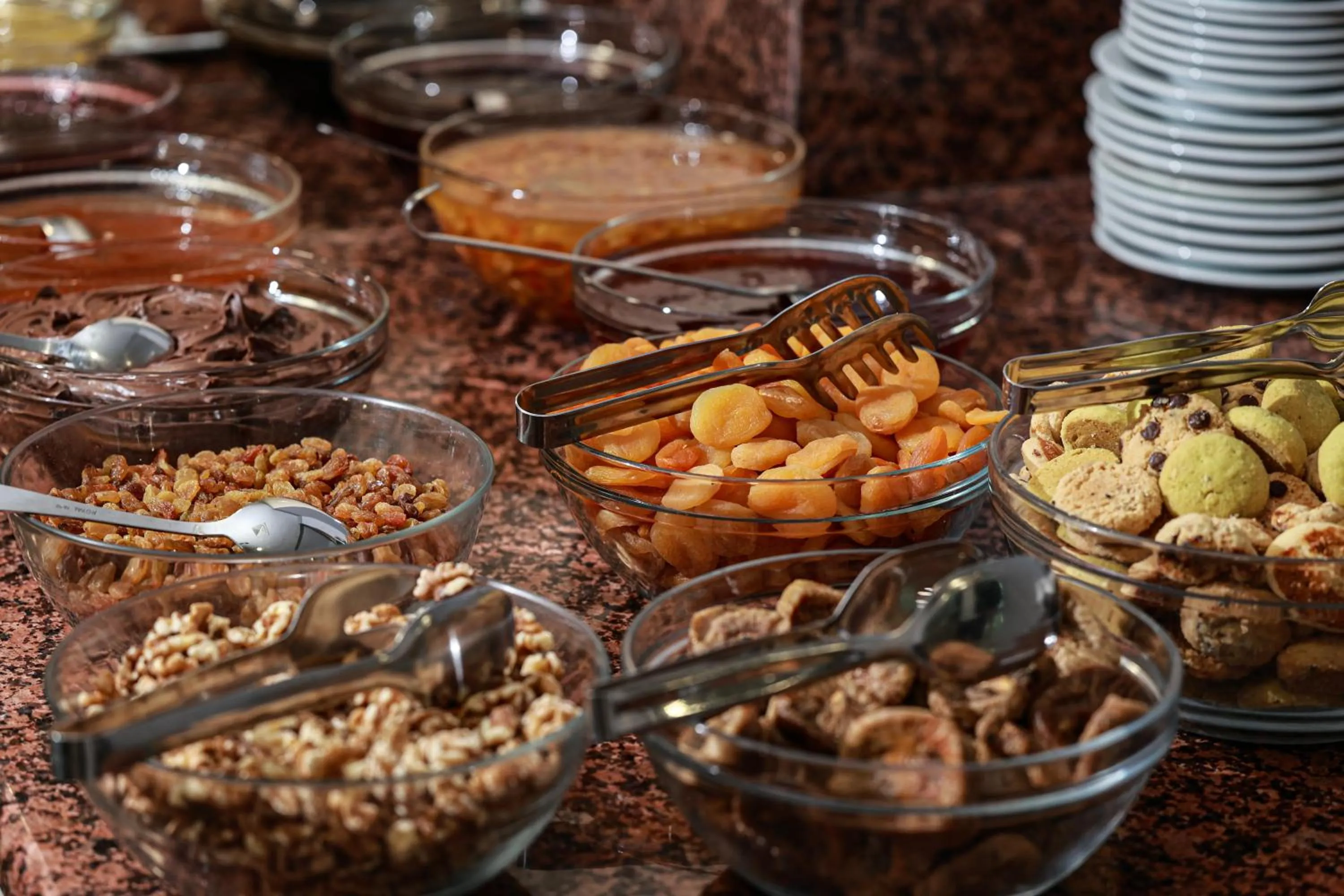 Buffet breakfast in Nova Plaza Orion Hotel